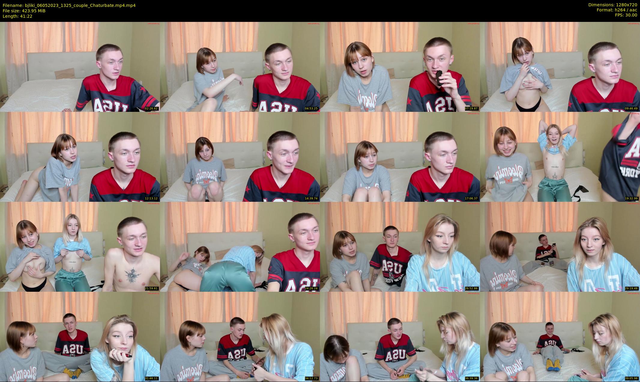 bjliki — 42 minute Chaturbate couple cam show recording, 720p, May 6, 2023