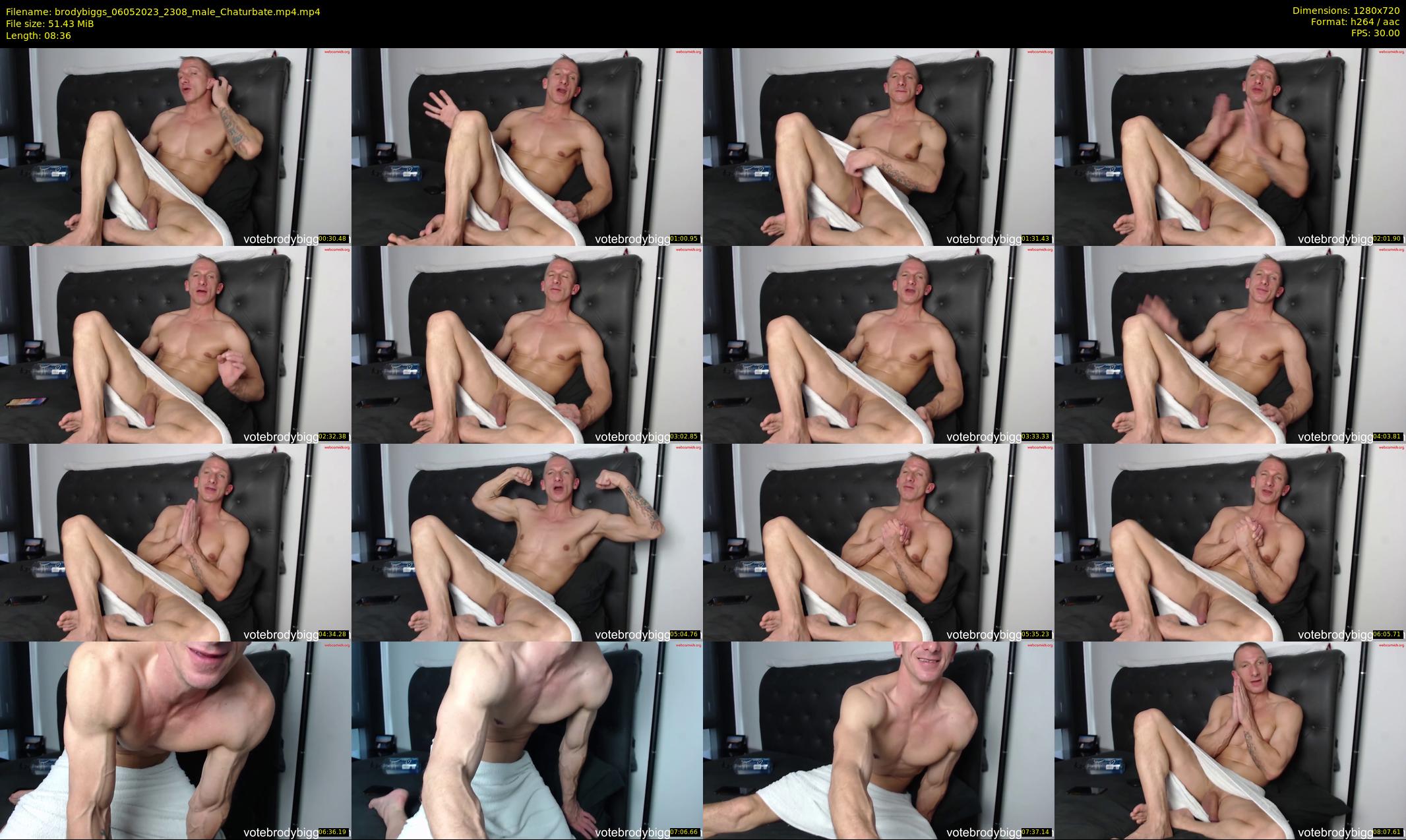 brodybiggs — 9 minute Chaturbate male cam show recording, 720p, May 6, 2023
