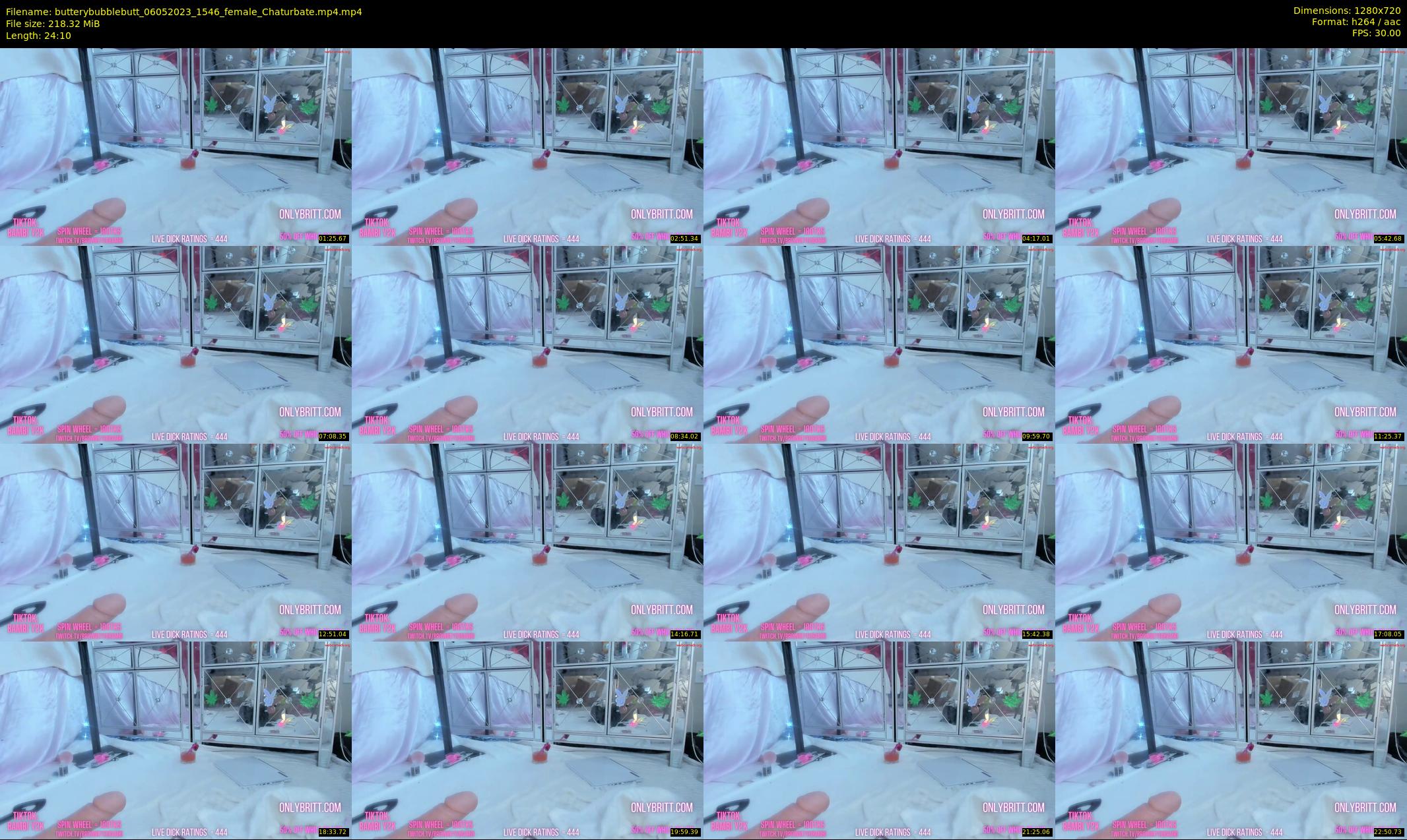 butterybubblebutt — 25 minute Chaturbate couple cam show recording, 720p, May 6, 2023