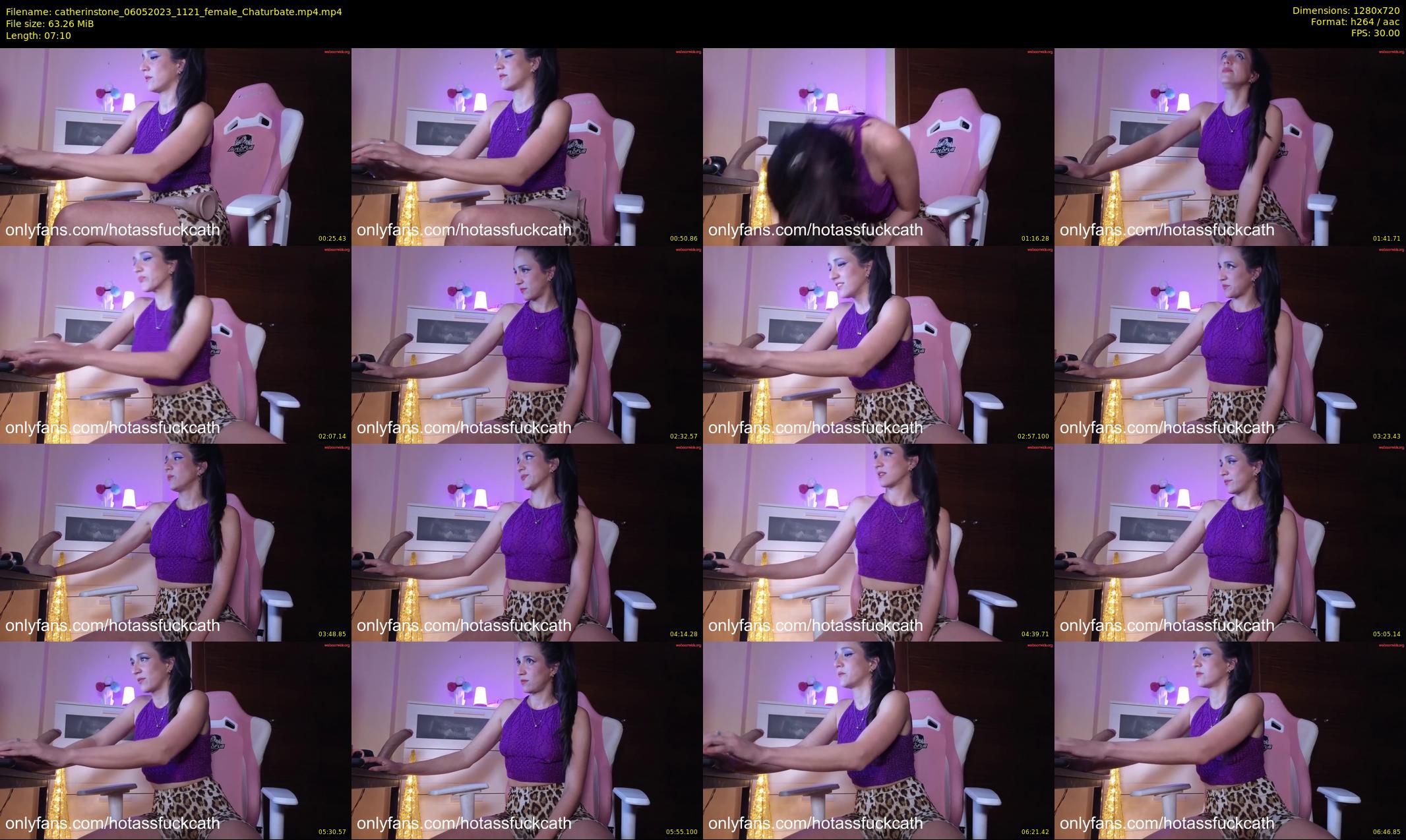 catherinstone — 8 minute Chaturbate female cam show recording, 720p, May 6, 2023