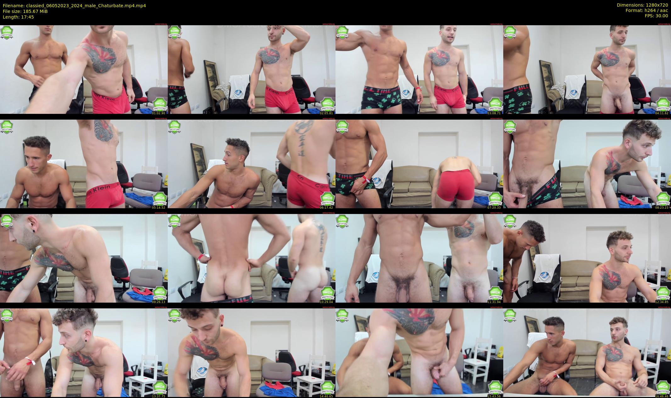 classied — 18 minute Chaturbate male cam show recording, 720p, May 6, 2023