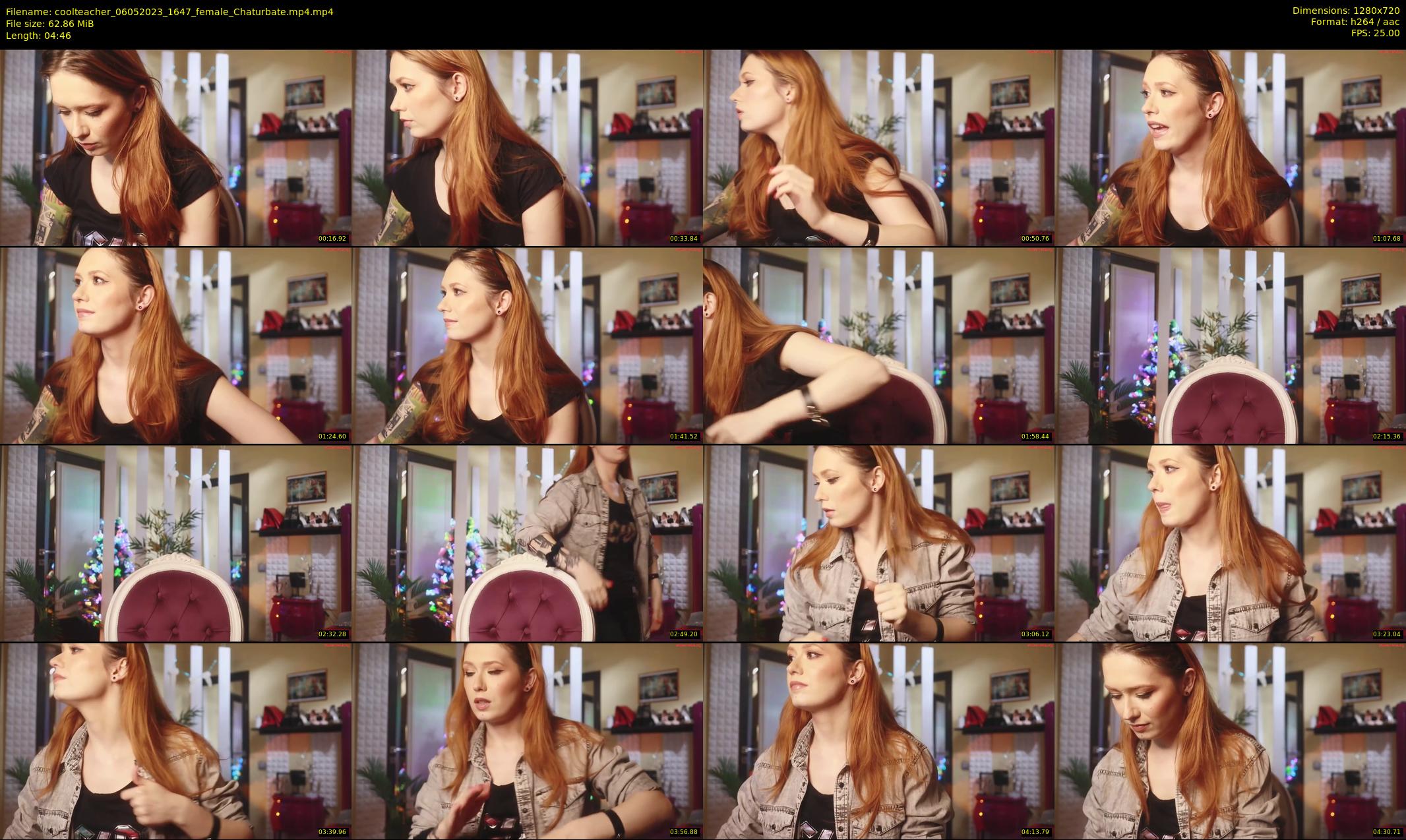 coolteacher — 5 minute Chaturbate female cam show recording, 720p, May 6, 2023