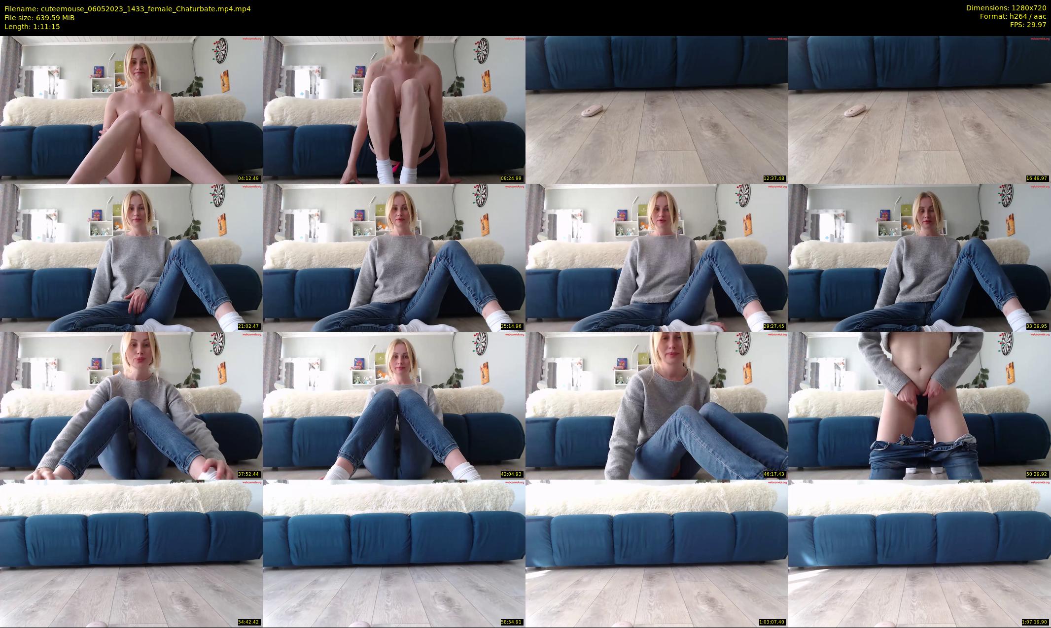 cuteemouse — 72 minute Chaturbate female cam show recording, 720p, May 6, 2023
