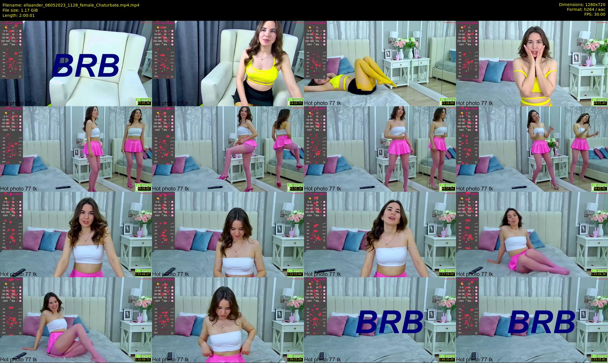 ellaander — 121 minute Chaturbate female cam show recording, 720p, May 6, 2023