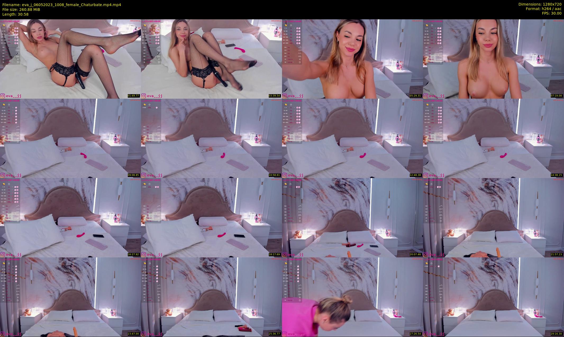 eva_j — 31 minute Chaturbate female cam show recording, 720p, May 6, 2023