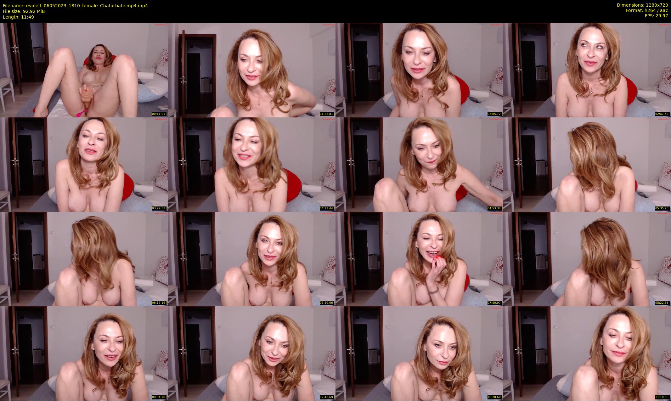 evolett — 12 minute Chaturbate female cam show recording, 720p, May 6, 2023