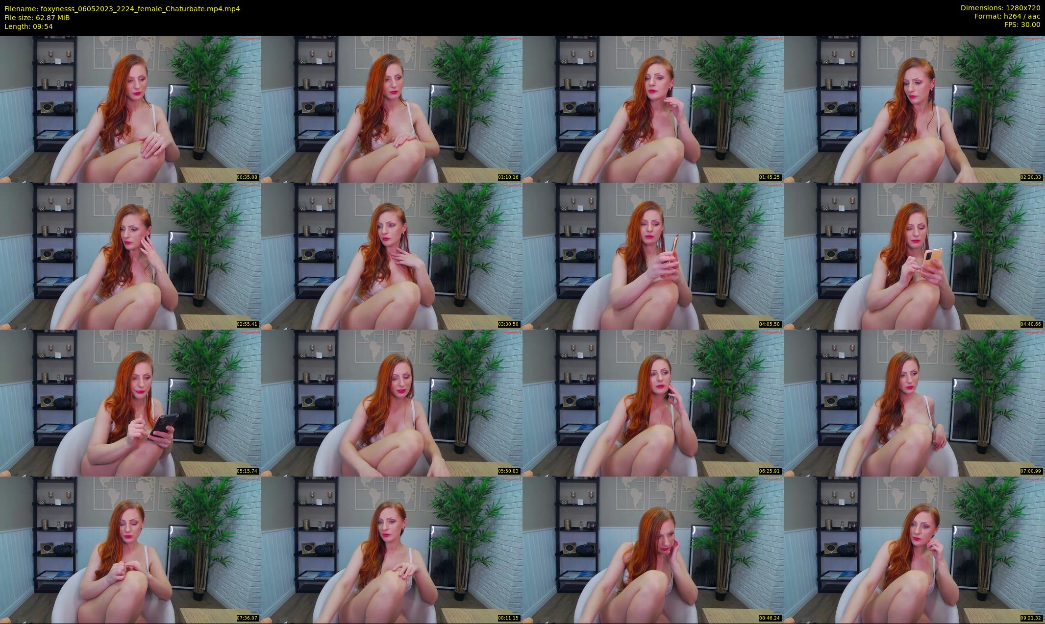 foxynesss — 10 minute Chaturbate female cam show recording, 720p, May 6, 2023