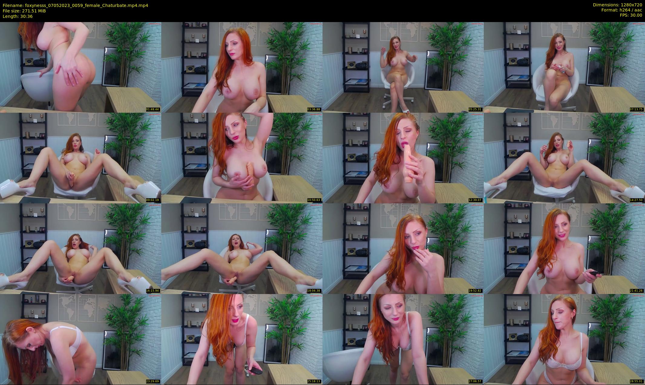 foxynesss — 31 minute Chaturbate female cam show recording, 720p, May 7, 2023