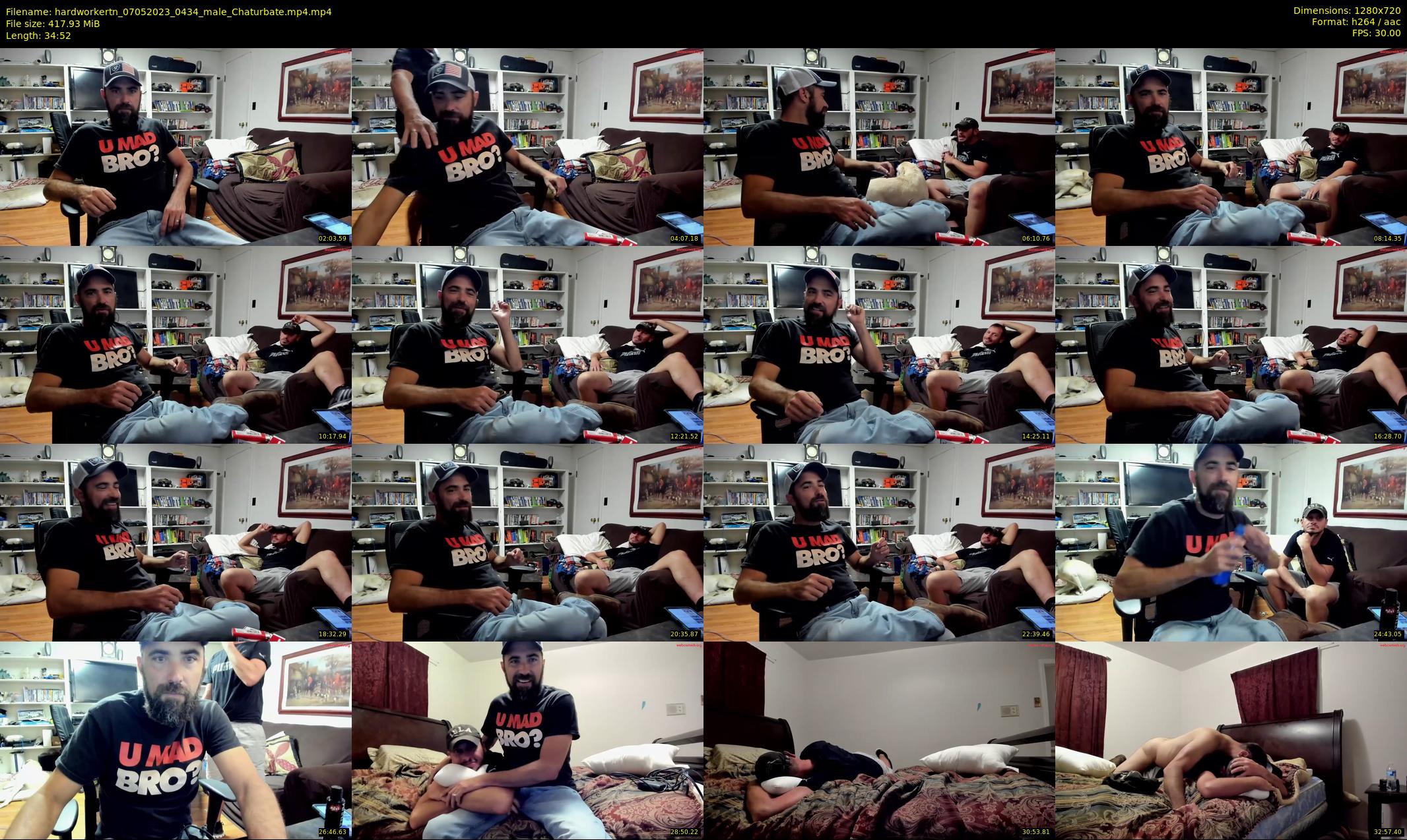 hardworkertn — 35 minute Chaturbate male cam show recording, 720p, May 7, 2023