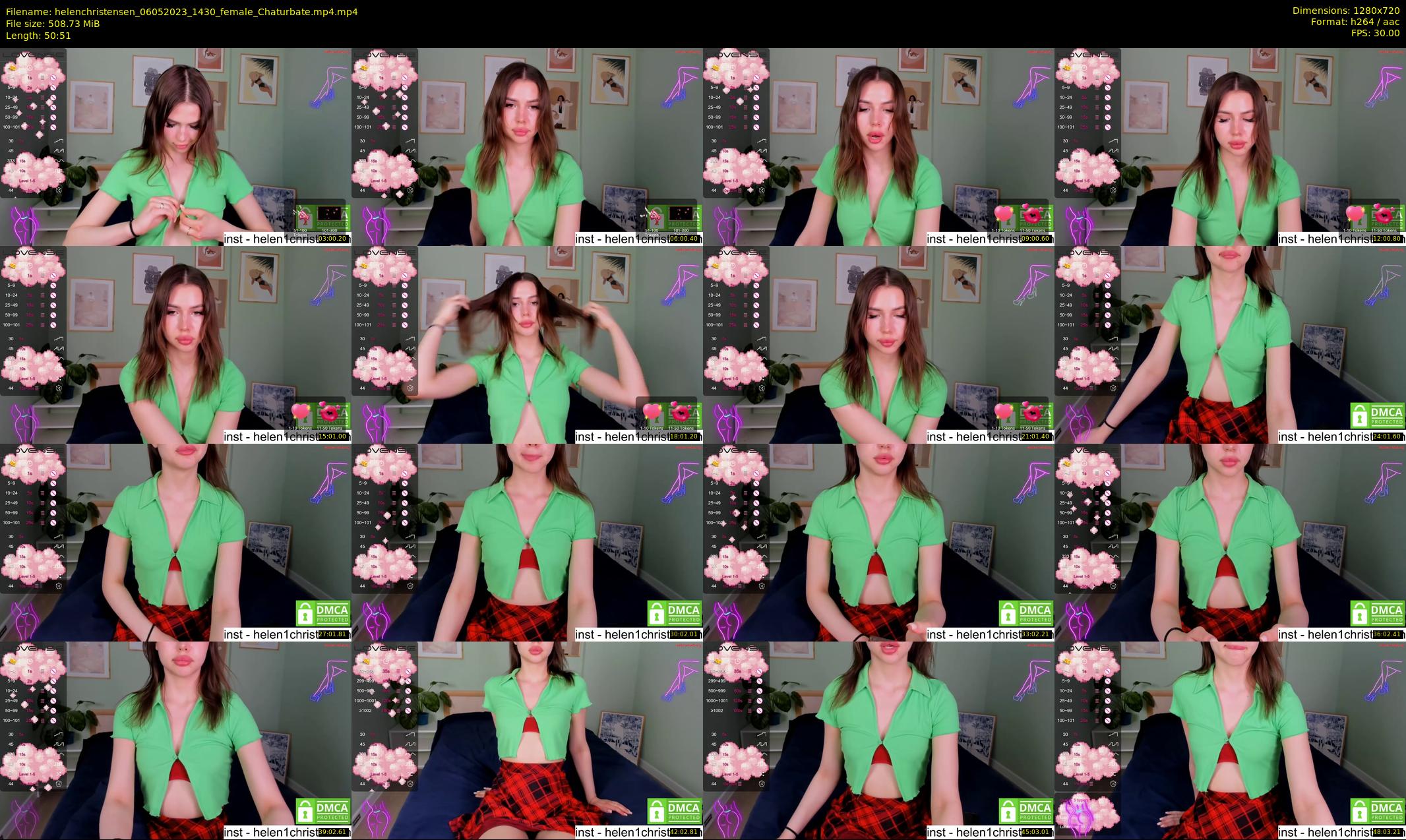 helenchristensen — 51 minute Chaturbate female cam show recording, 720p, May 6, 2023