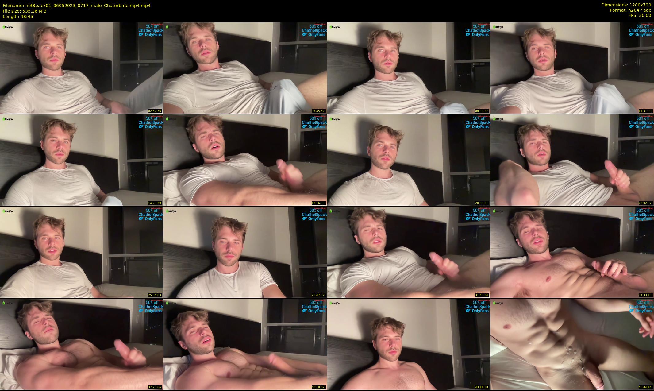 hot8pack01 — 49 minute Chaturbate male cam show recording, 720p, May 6, 2023