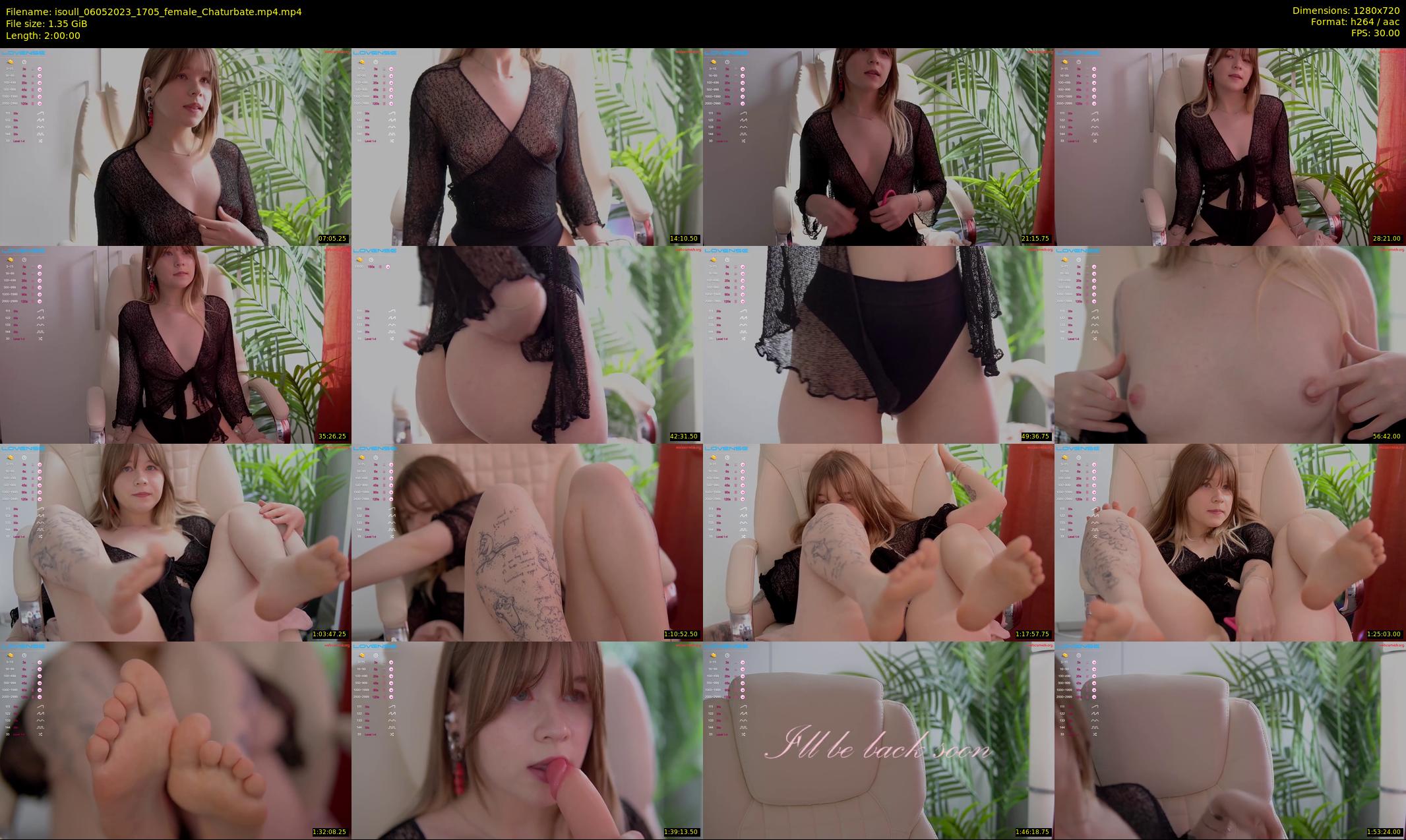 isoull — 120 minute Chaturbate female cam show recording, 720p, May 6, 2023