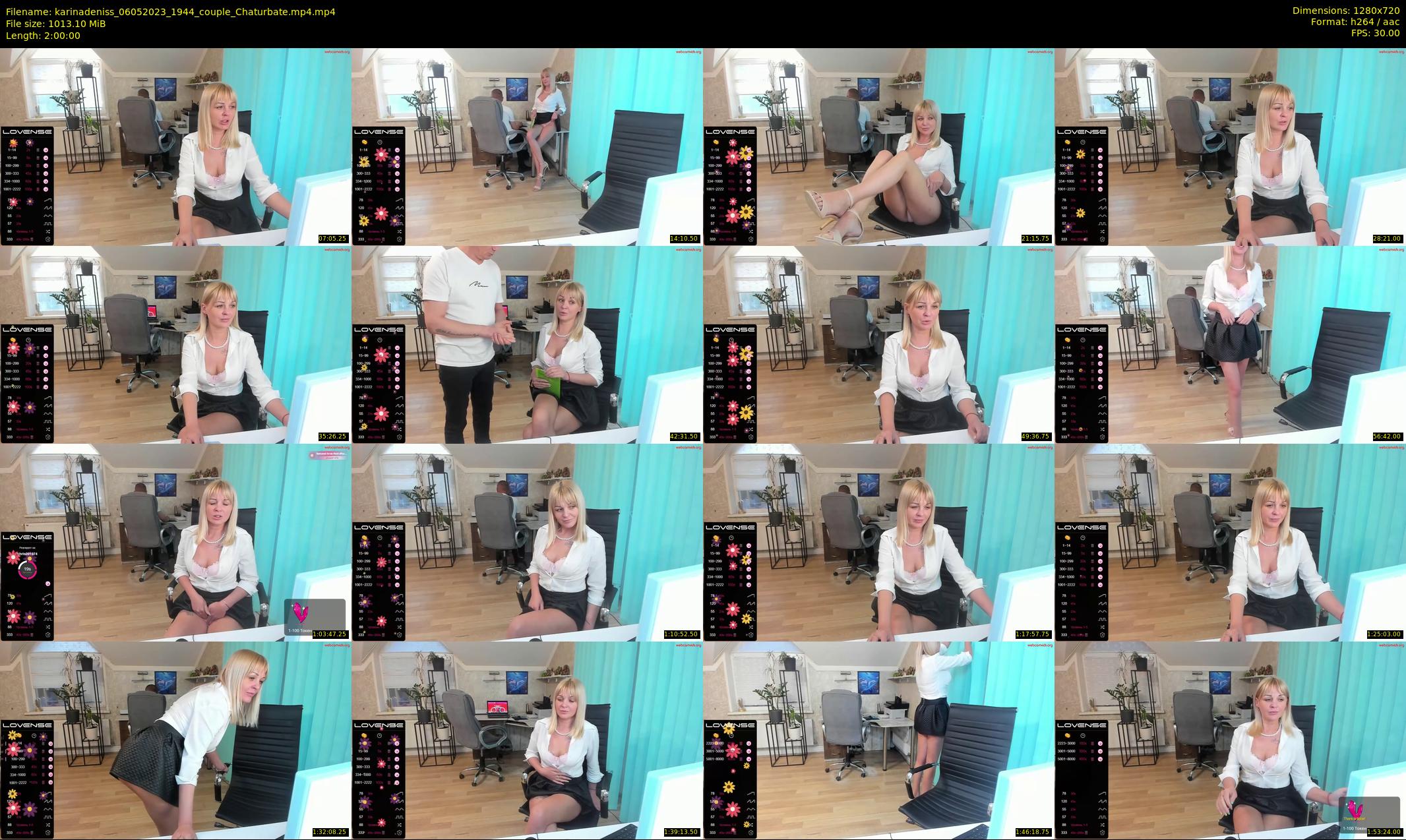 karinadeniss — 120 minute Chaturbate couple cam show recording, 720p, May 6, 2023