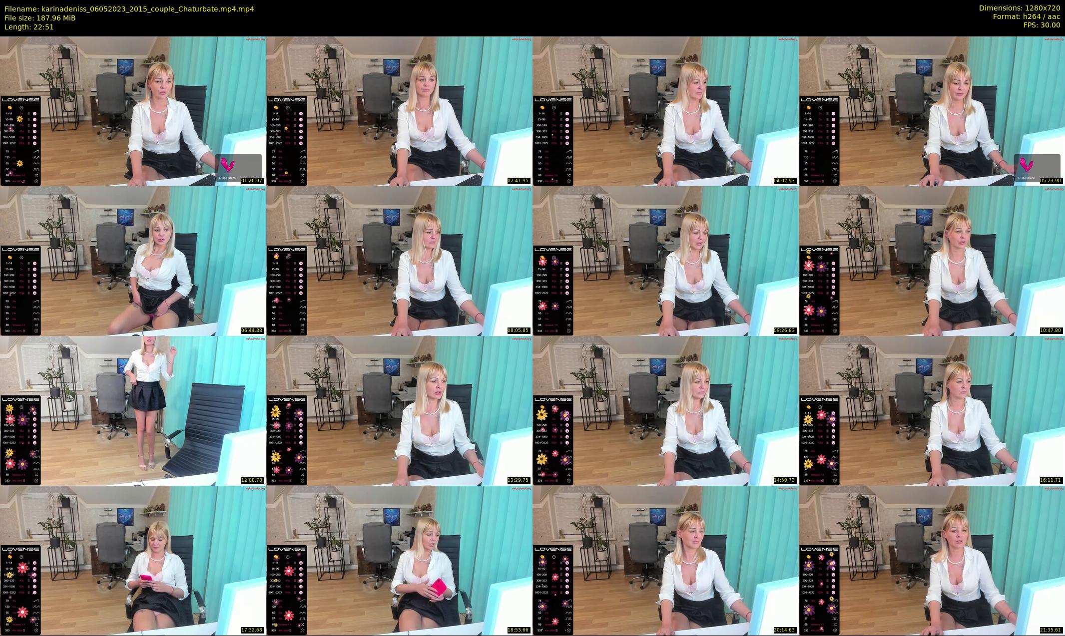 karinadeniss — 23 minute Chaturbate couple cam show recording, 720p, May 6, 2023