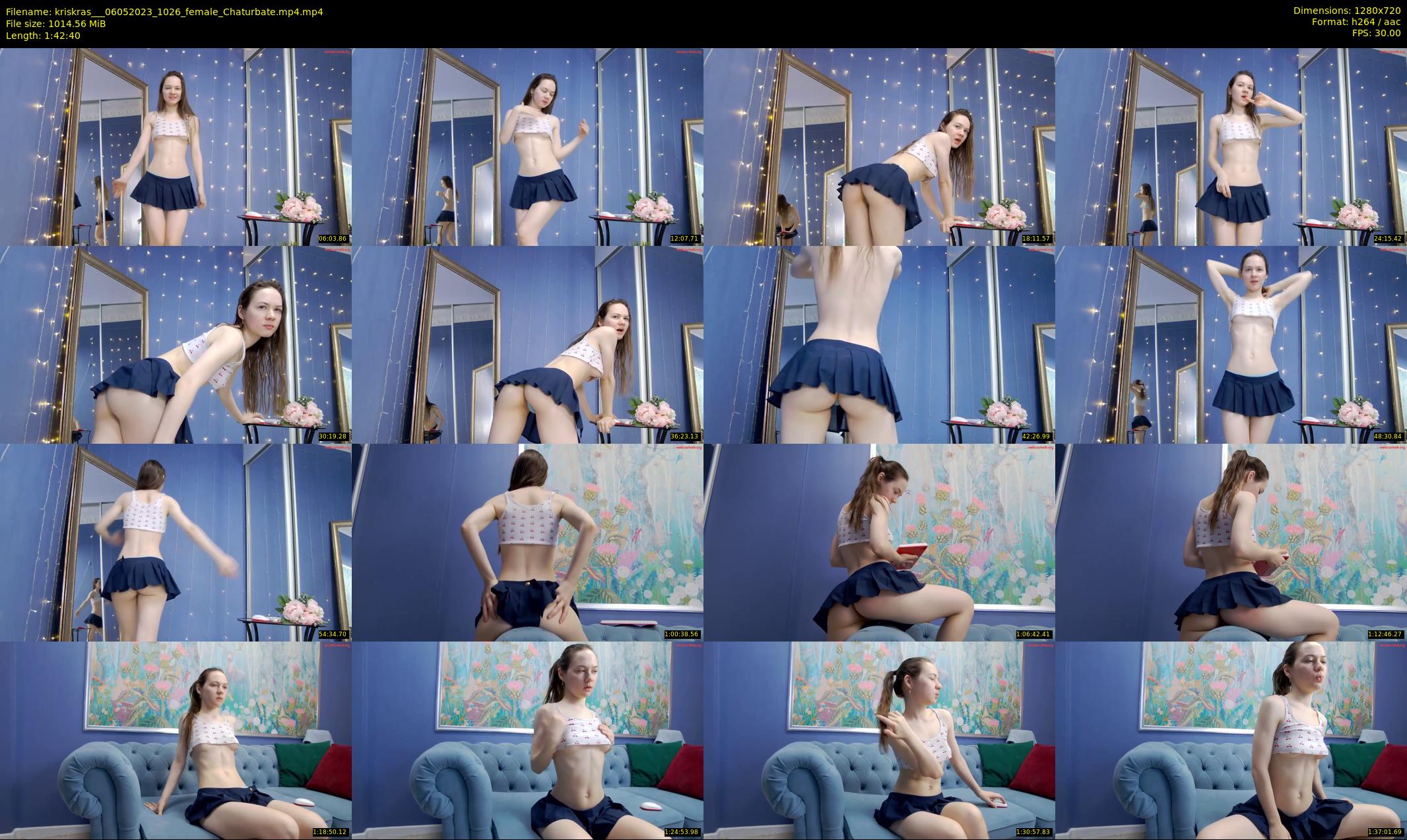 kriskras__ — 103 minute Chaturbate female cam show recording, 720p, May 6, 2023