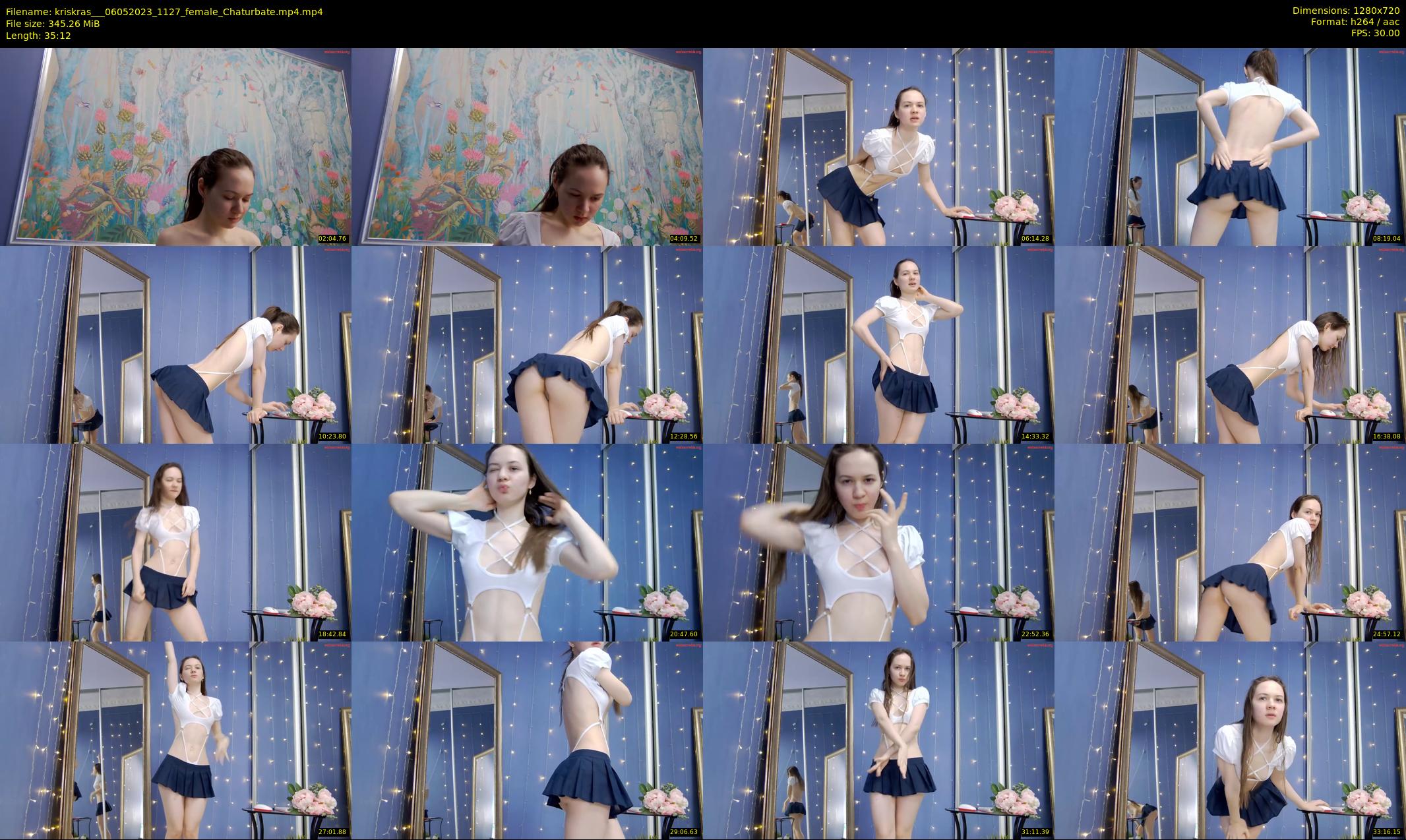 kriskras__ — 36 minute Chaturbate female cam show recording, 720p, May 6, 2023