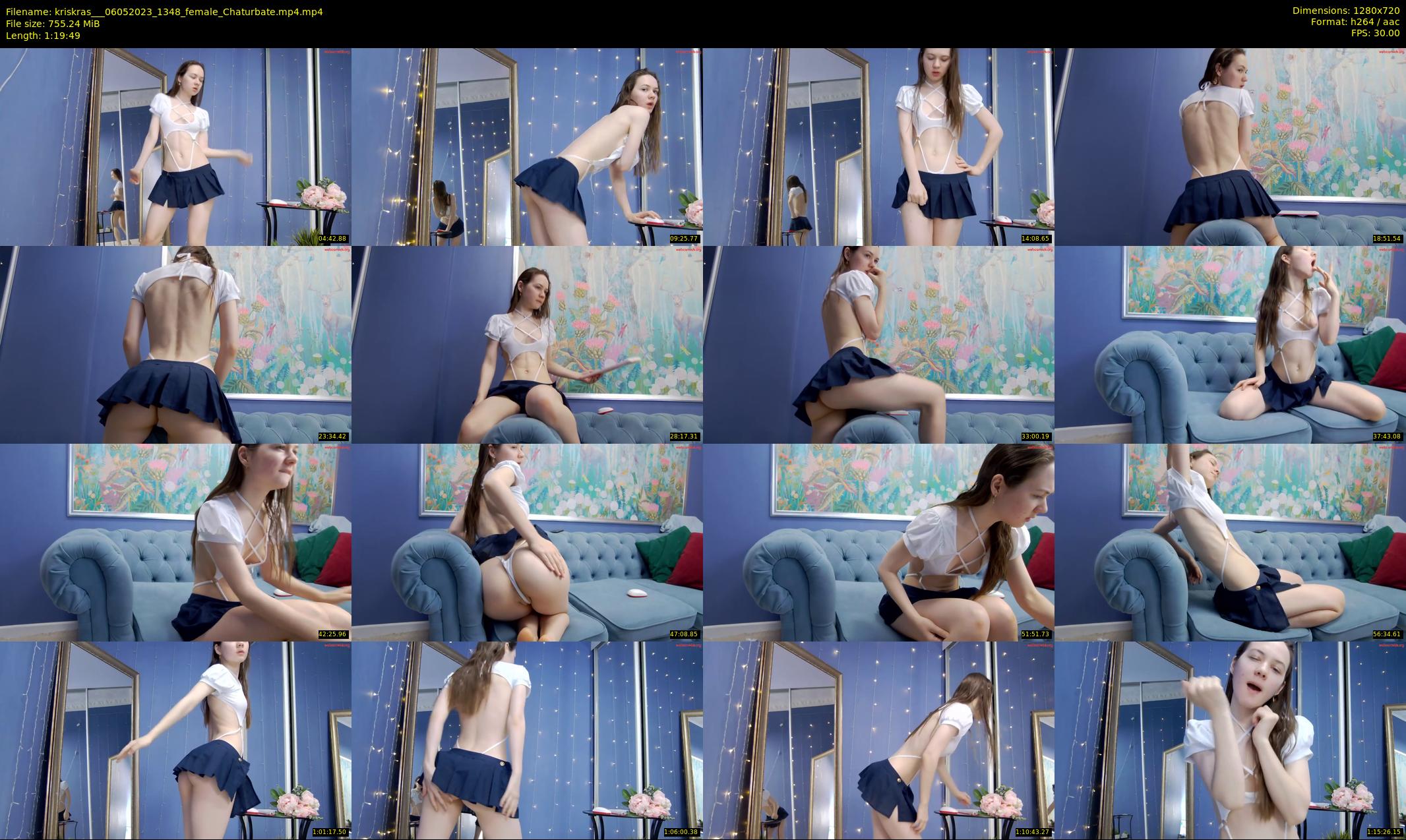 kriskras__ — 80 minute Chaturbate female cam show recording, 720p, May 6, 2023