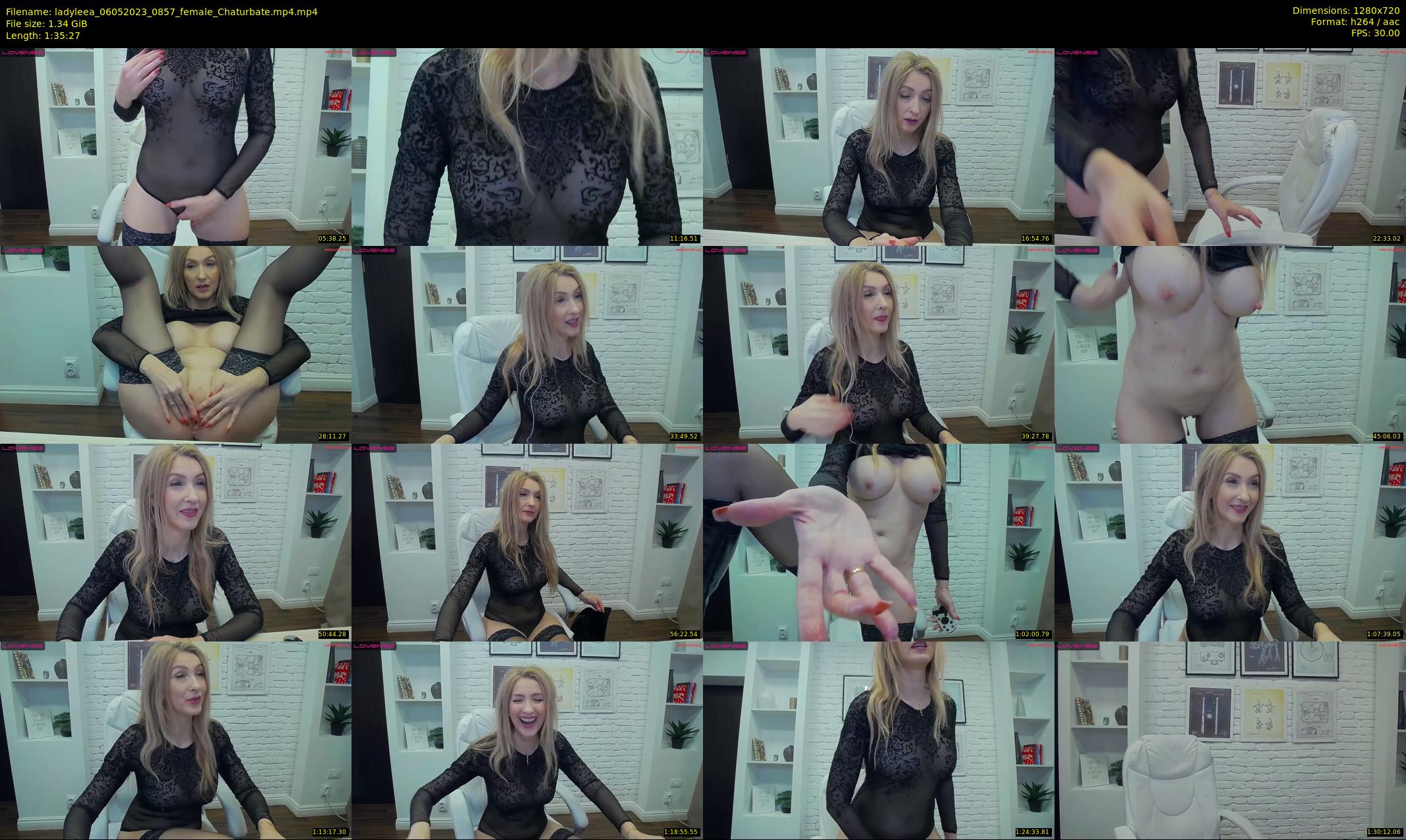 ladyleea — 96 minute Chaturbate female cam show recording, 720p, May 6, 2023