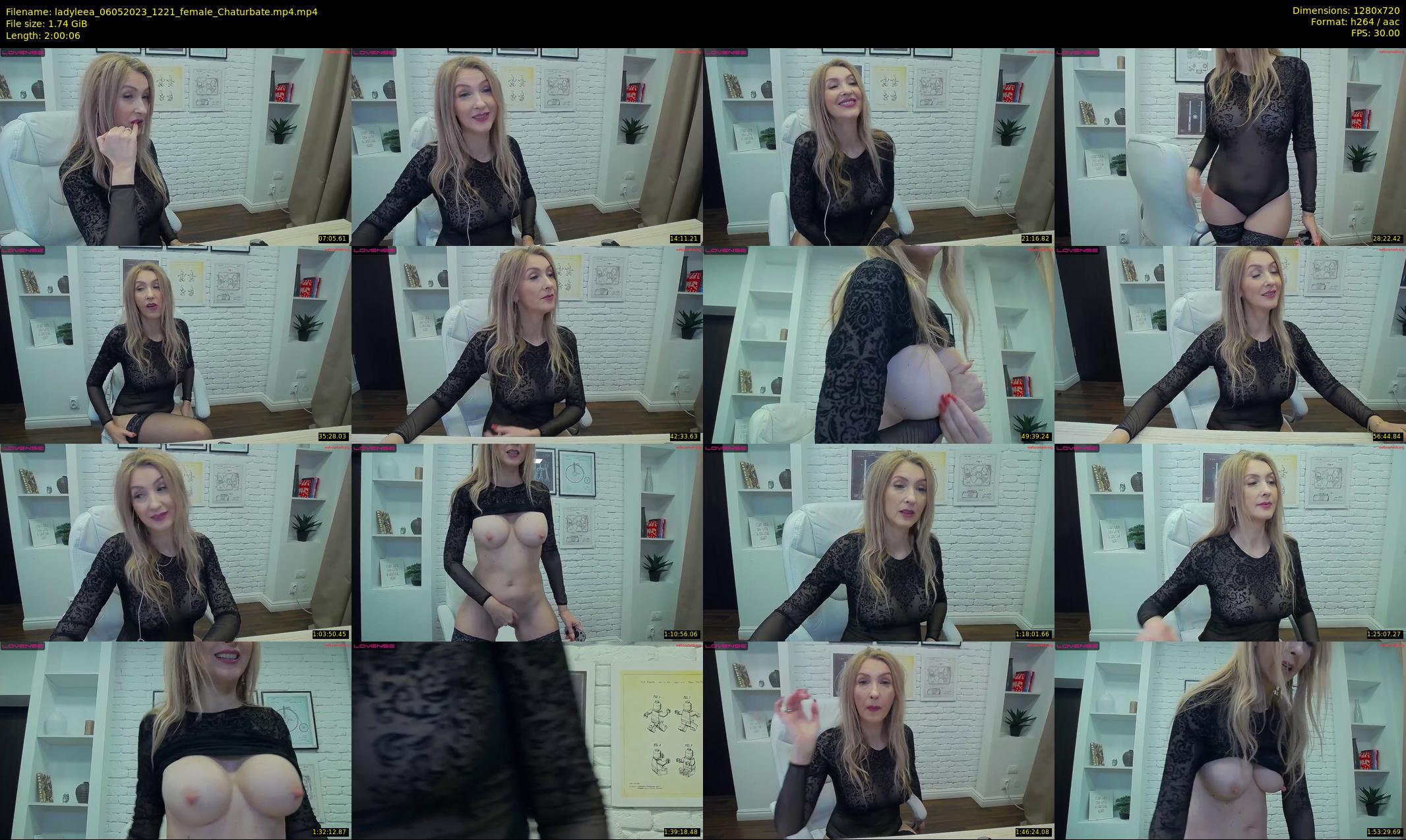 ladyleea — 121 minute Chaturbate female cam show recording, 720p, May 6, 2023