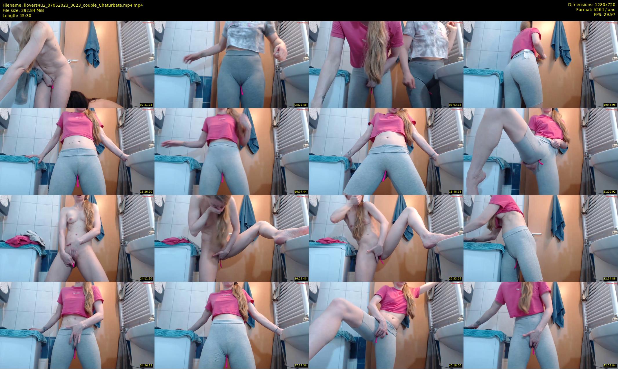 llovers4u2 — 46 minute Chaturbate couple cam show recording, 720p, May 7, 2023
