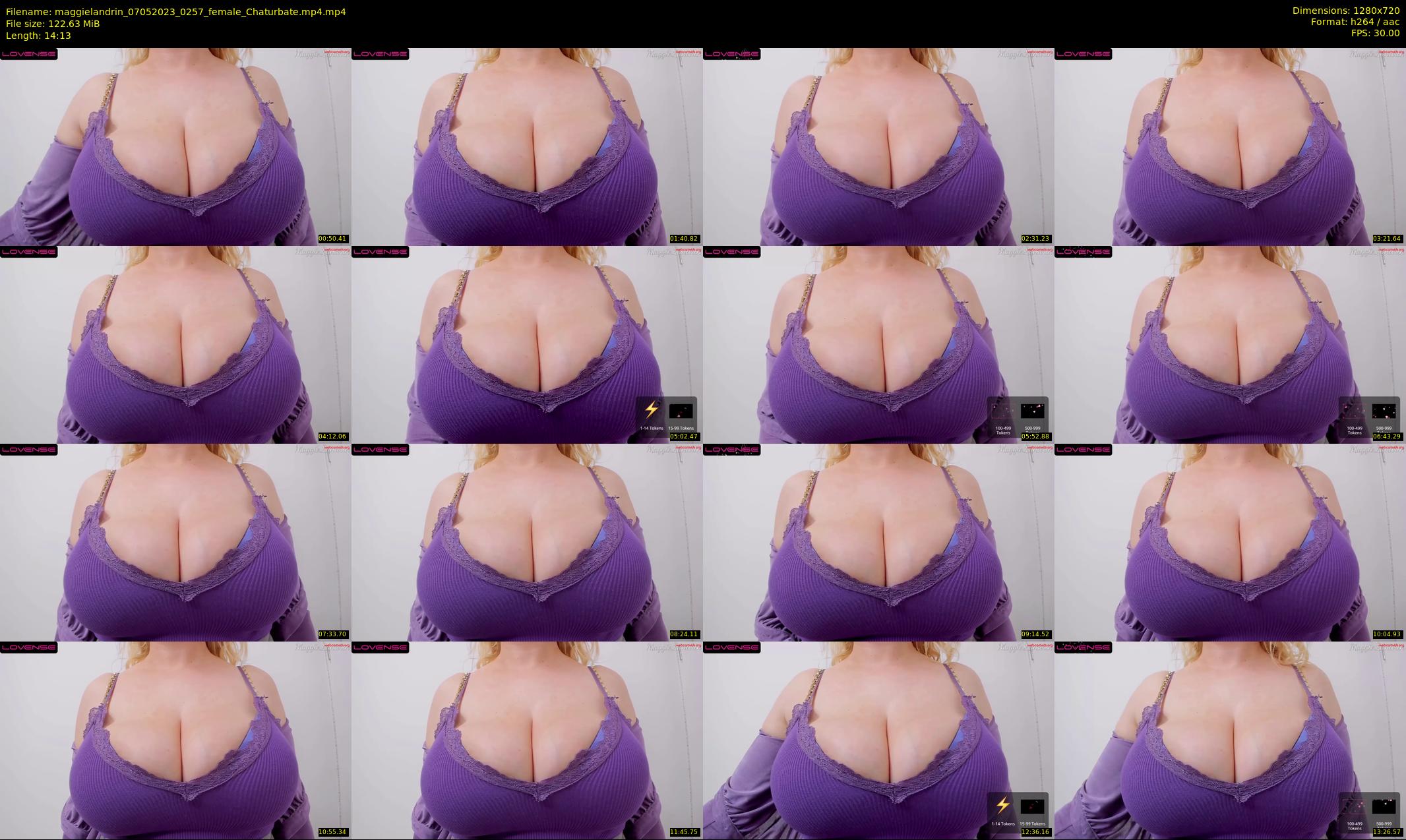 maggielandrin — 15 minute Chaturbate female cam show recording, 720p, May 7, 2023