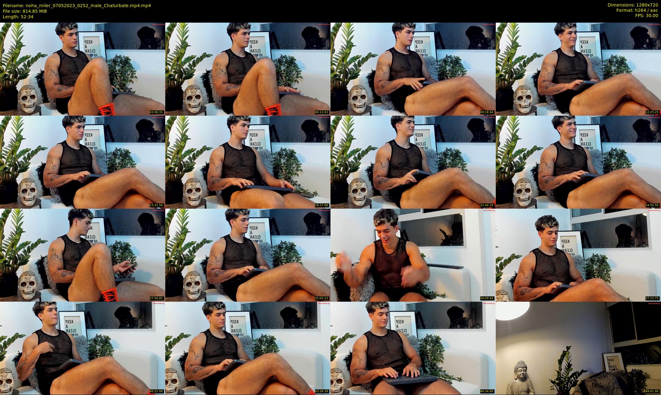 noha_miler — 53 minute Chaturbate male cam show recording, 720p, May 7, 2023
