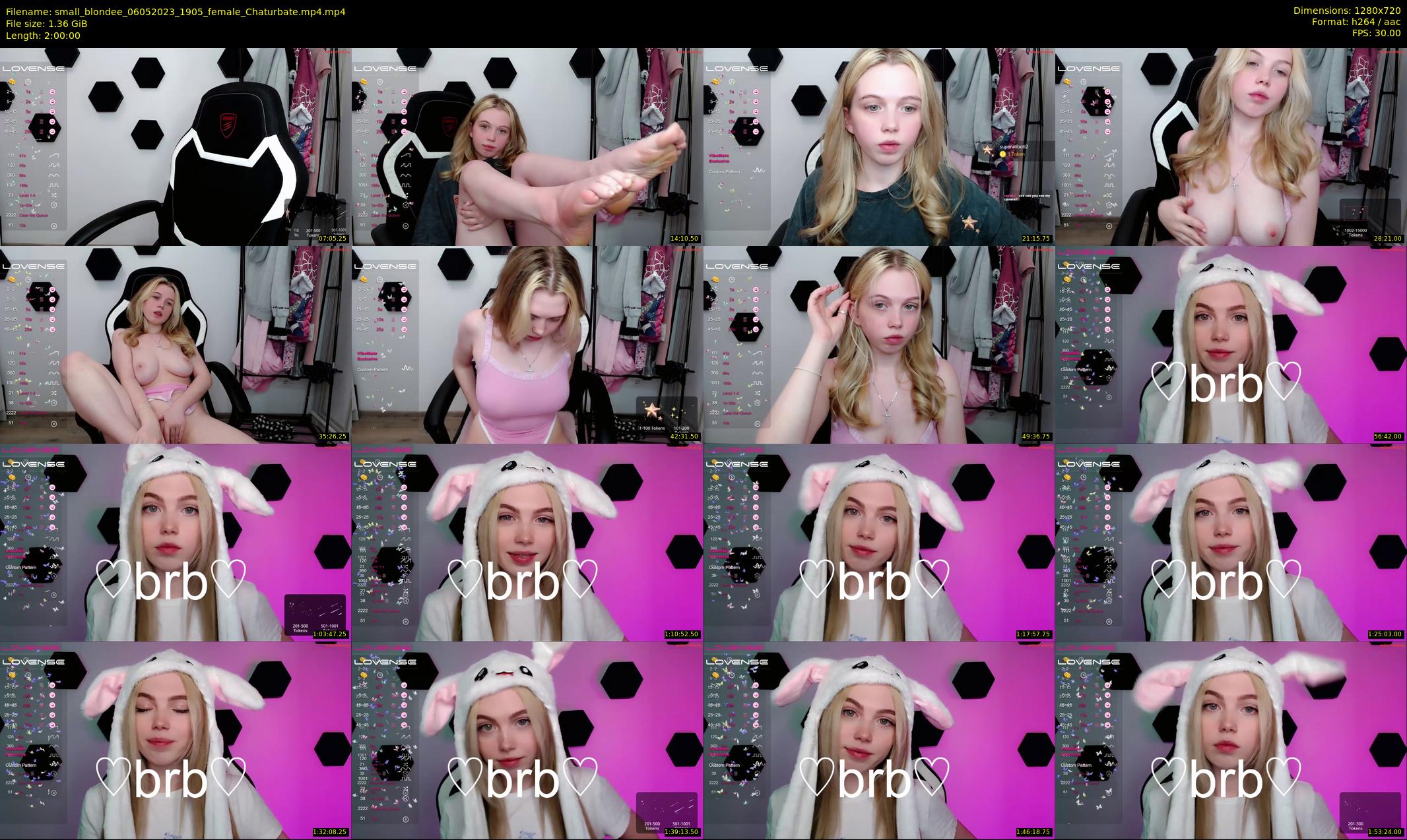small_blondee — 120 minute Chaturbate female cam show recording, 720p, May 6, 2023