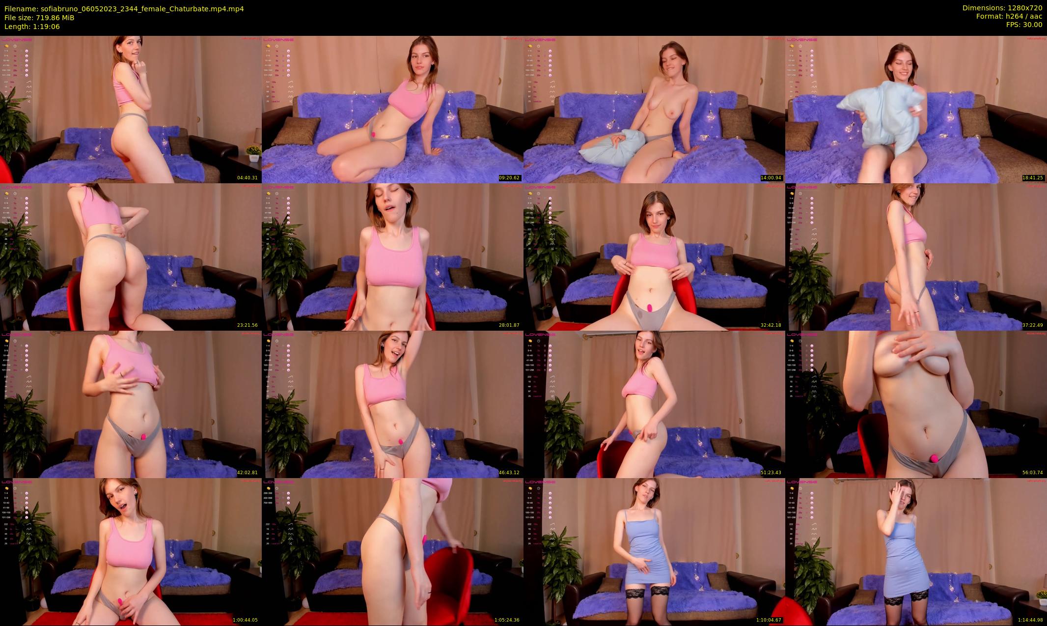 sofiabruno — 80 minute Chaturbate female cam show recording, 720p, May 6, 2023