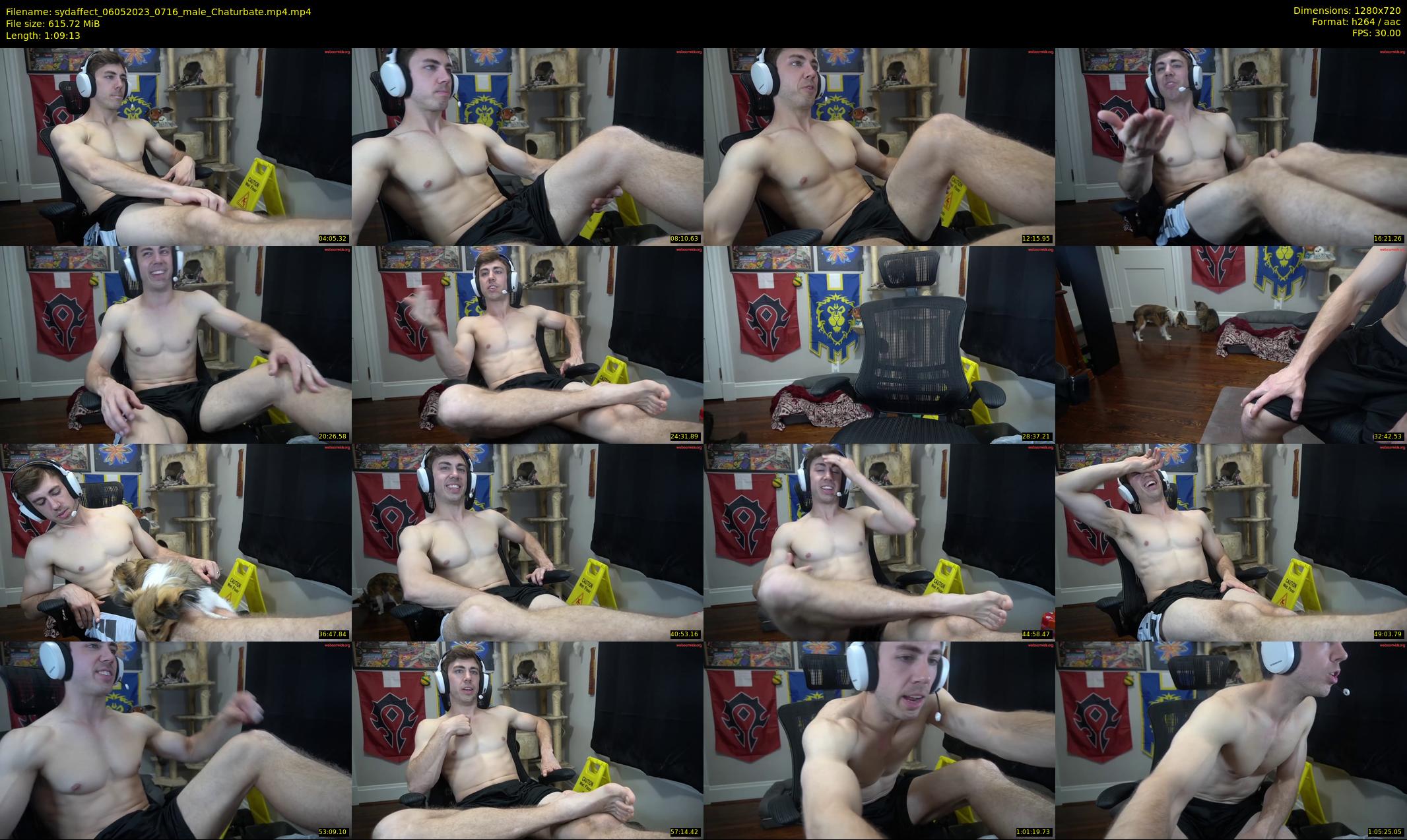 sydaffect — 70 minute Chaturbate male cam show recording, 720p, May 6, 2023