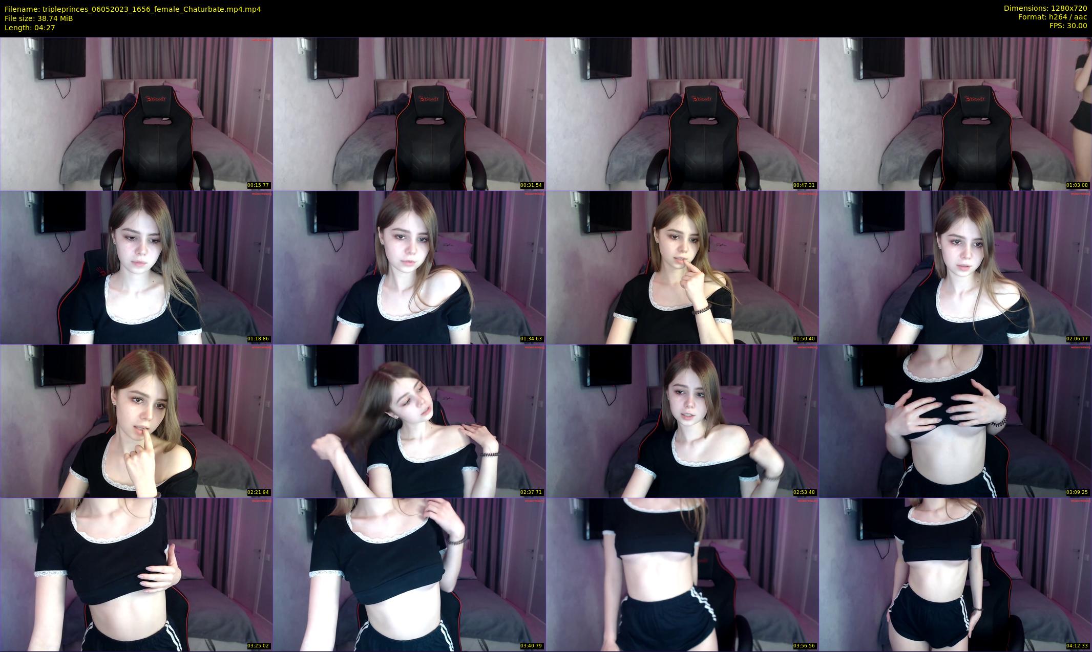 tripleprinces — 5 minute Chaturbate female cam show recording, 720p, May 6, 2023