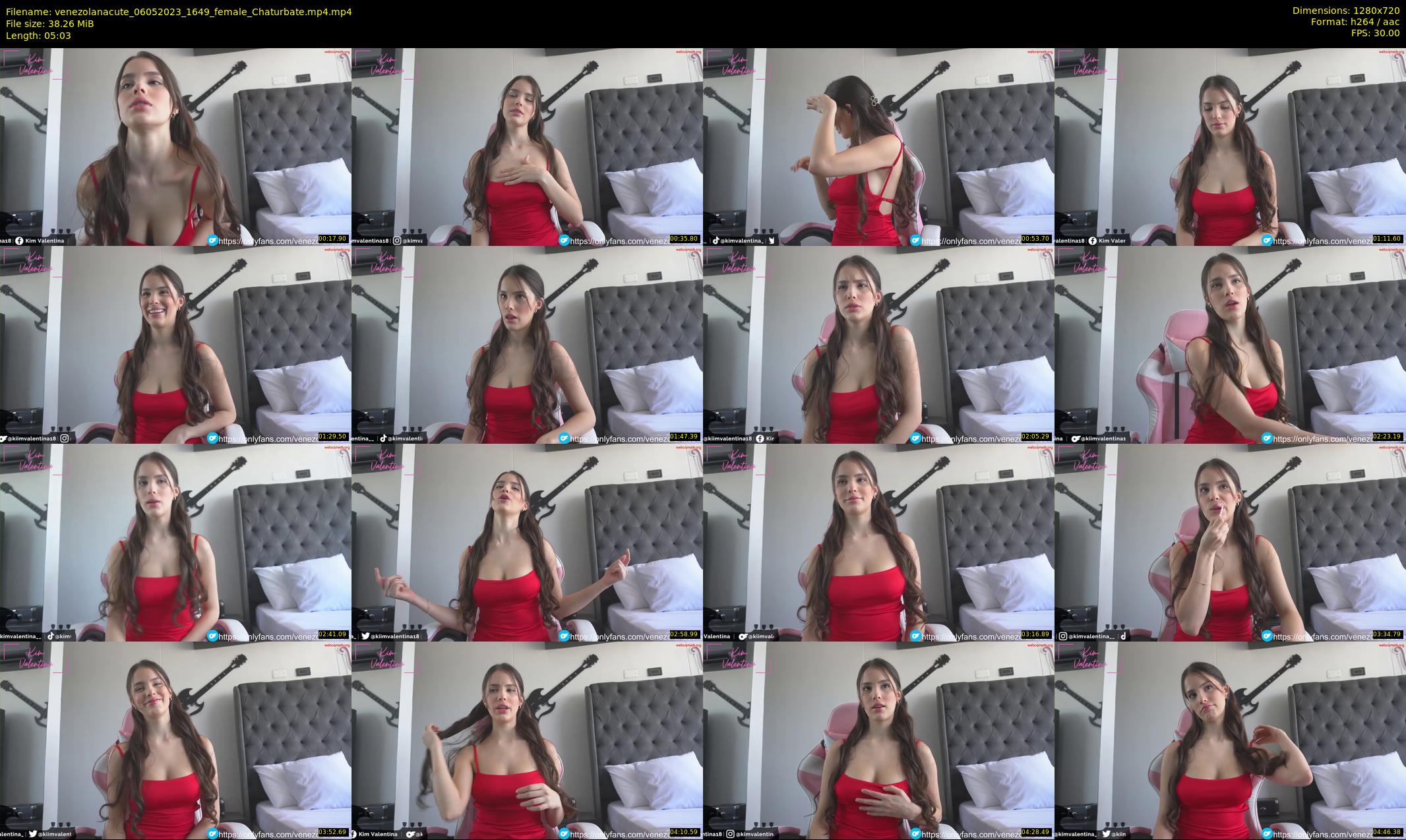 venezolanacute — 6 minute Chaturbate female cam show recording, 720p, May 6, 2023