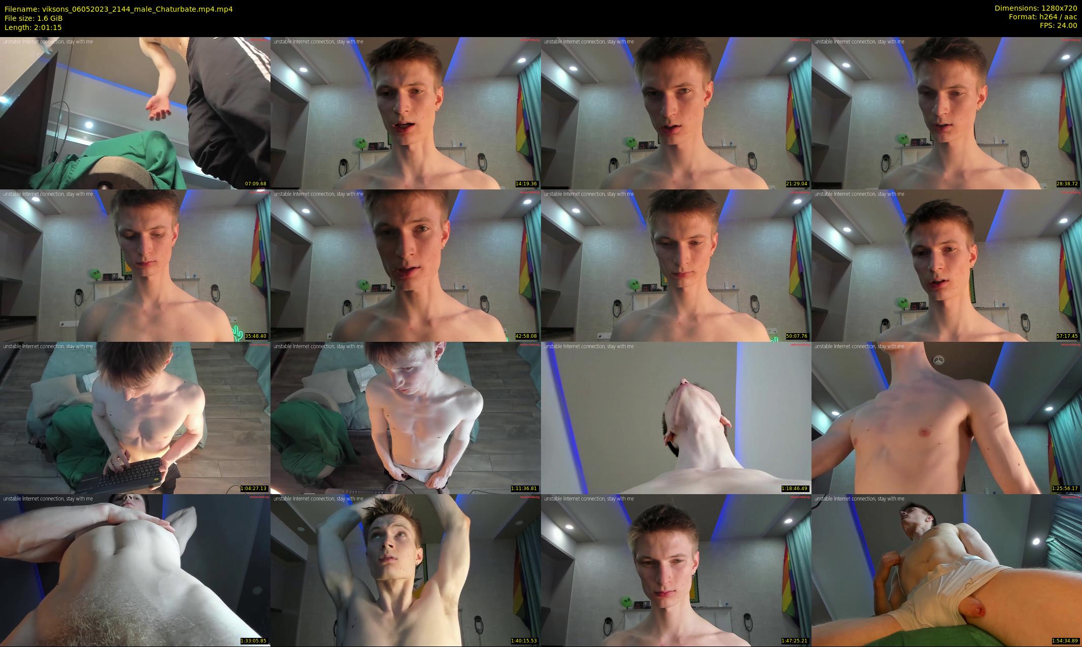 viksons — 122 minute Chaturbate male cam show recording, 720p, May 6, 2023