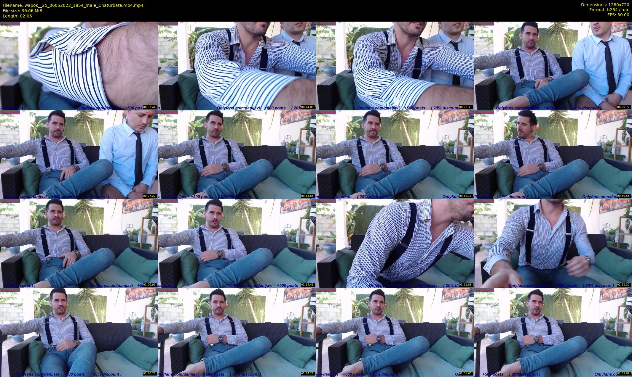 wapos__25 — 3 minute Chaturbate male cam show recording, 720p, May 6, 2023