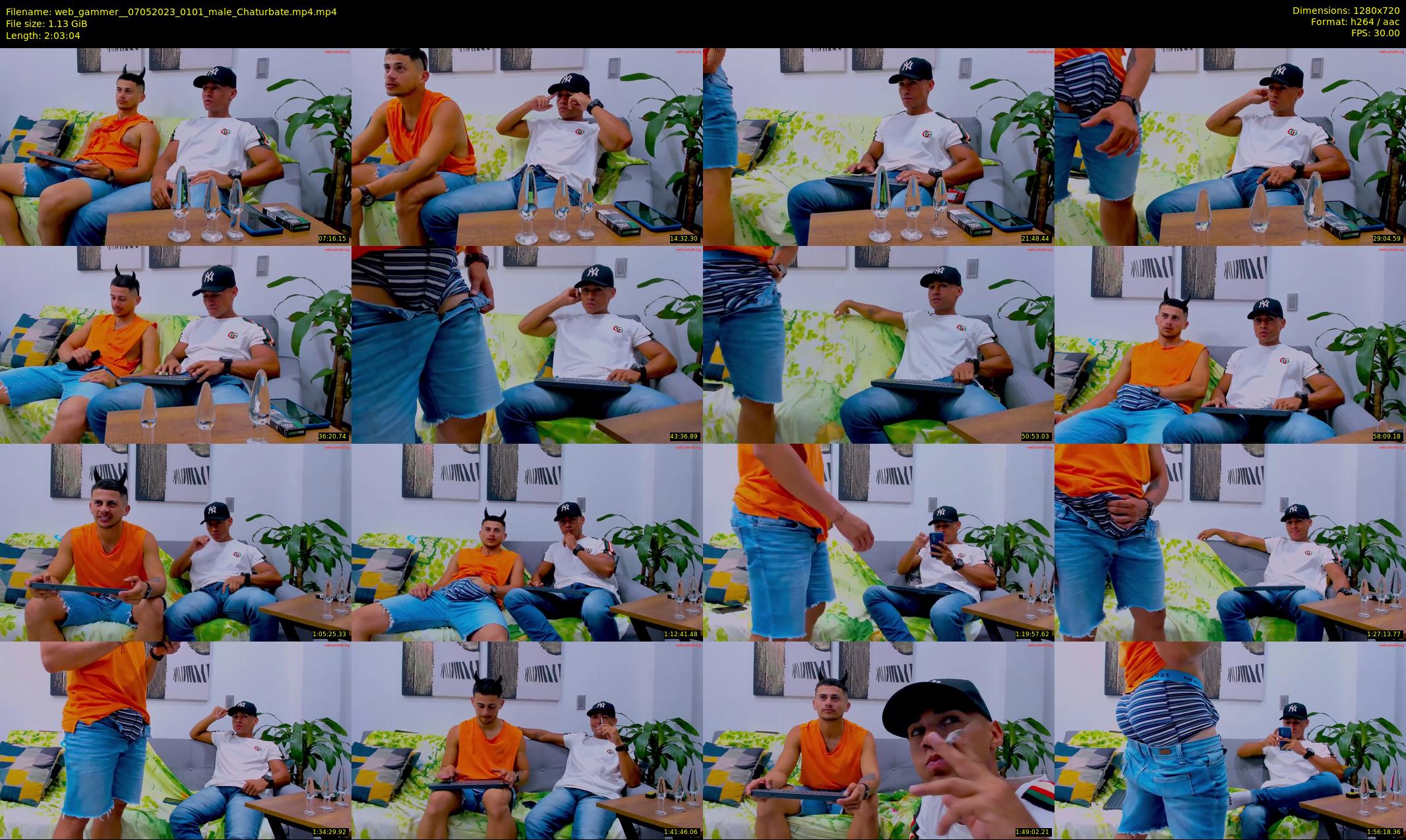 web_gammer_ — 124 minute Chaturbate male cam show recording, 720p, May 7, 2023