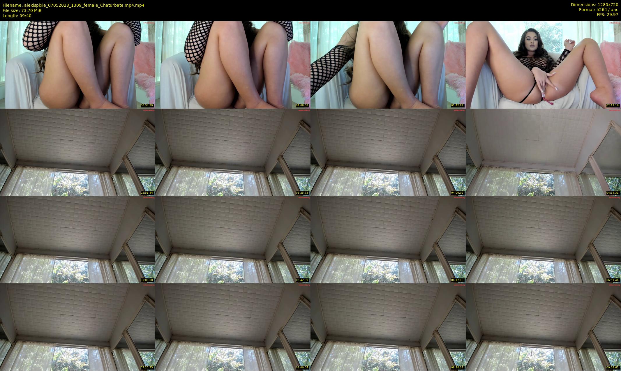 alexispixie — 10 minute Chaturbate female cam show recording, 720p, May 7, 2023