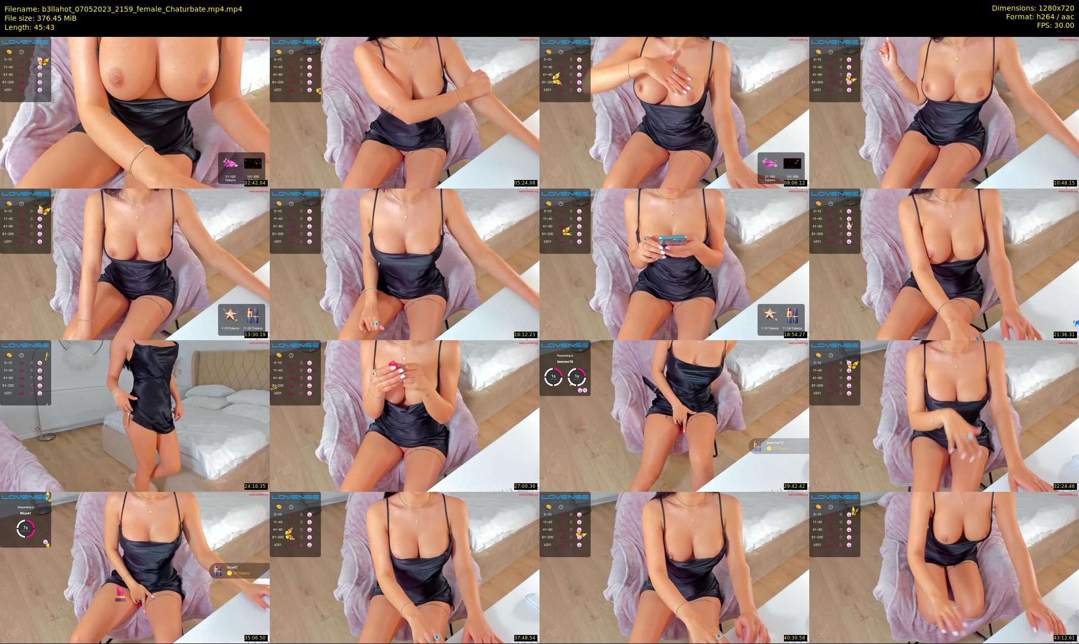 b3llahot — 46 minute Chaturbate female cam show recording, 720p, May 7, 2023