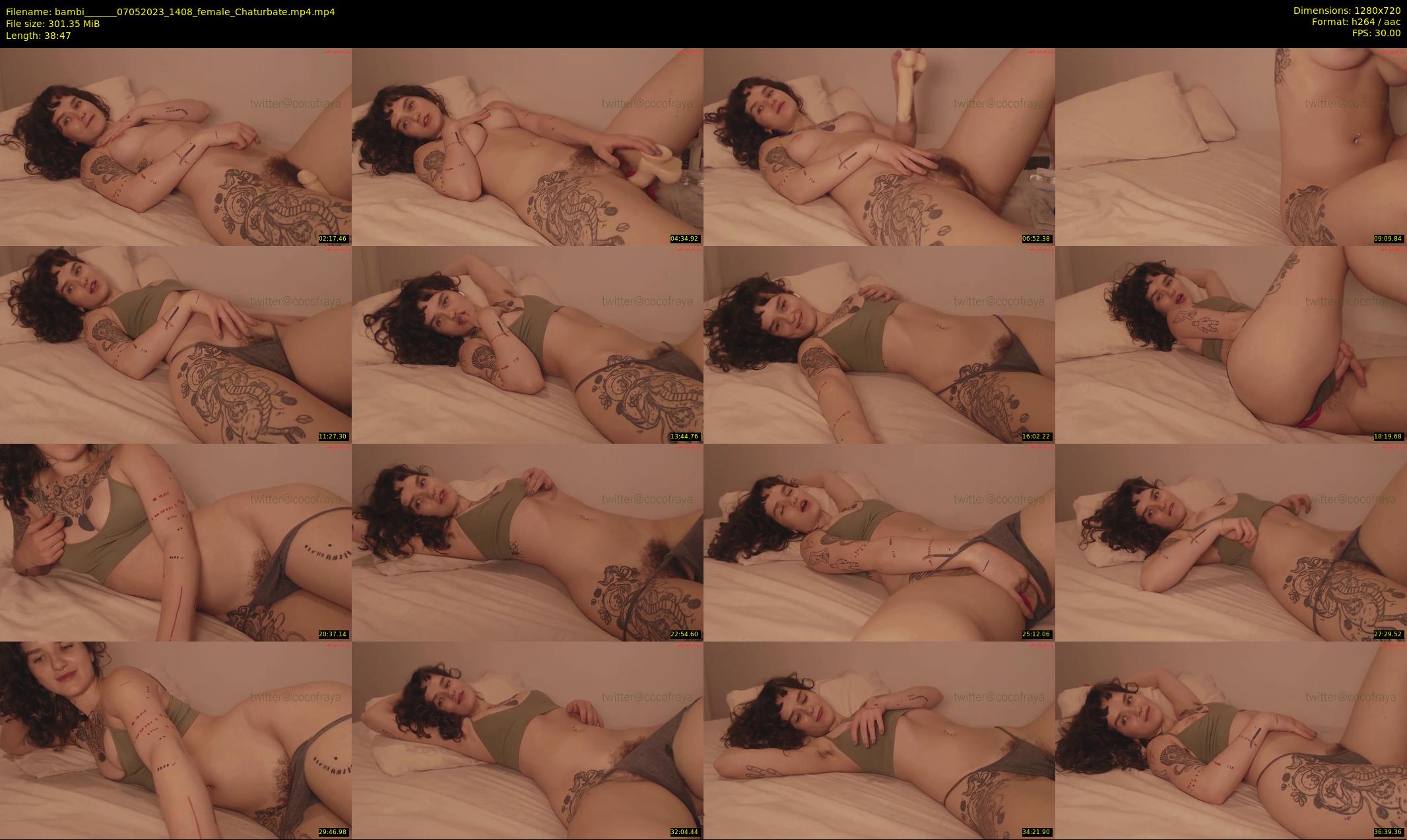 bambi______ — 39 minute Chaturbate female cam show recording, 720p, May 7, 2023