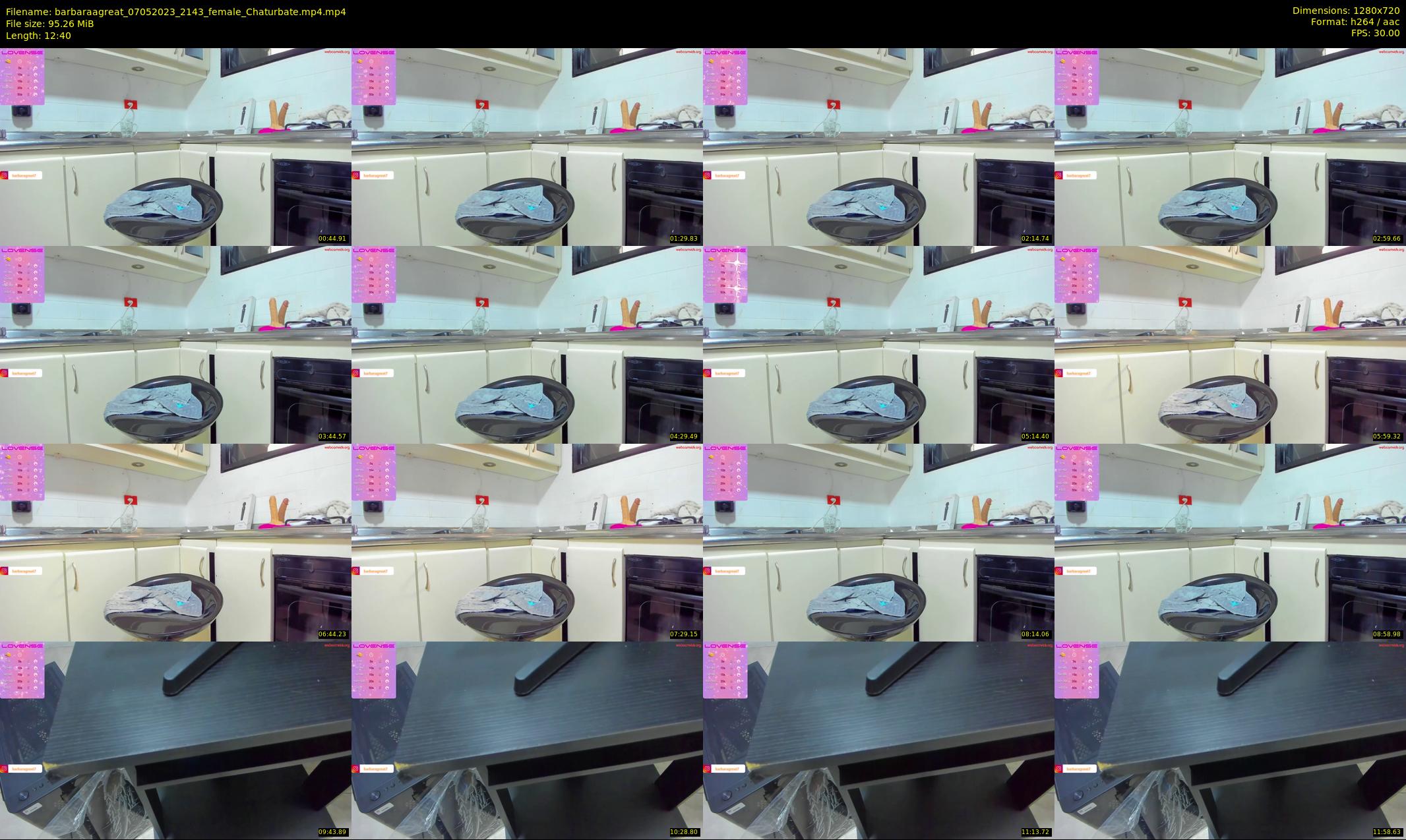 barbaraagreat — 13 minute Chaturbate female cam show recording, 720p, May 7, 2023