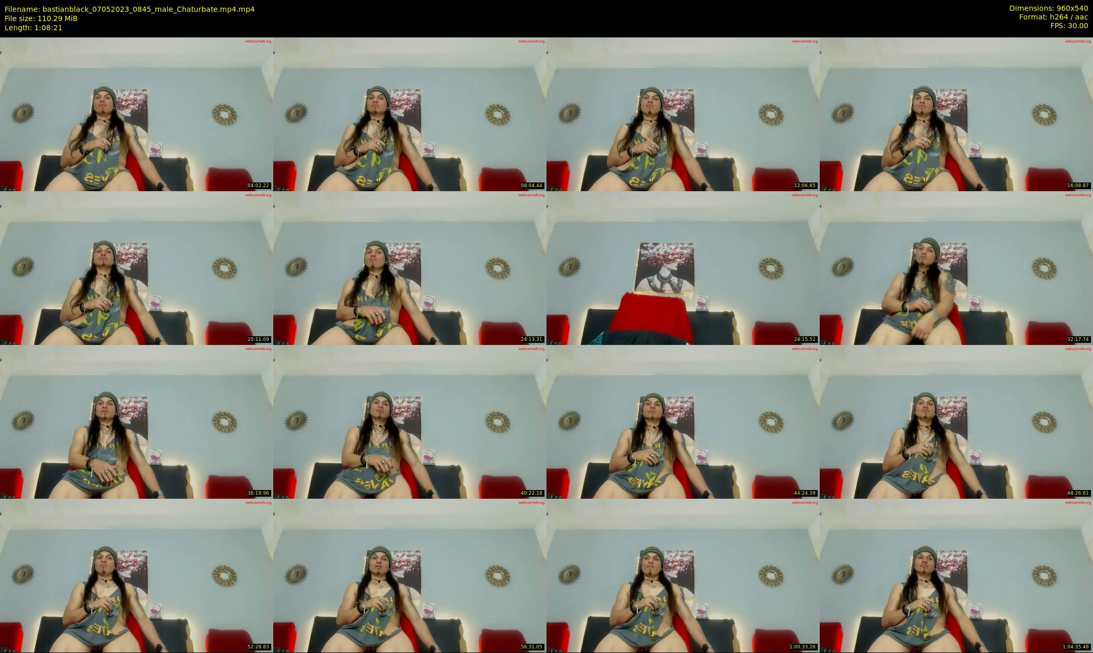 bastianblack — 69 minute Chaturbate male cam show recording, 480p, May 7, 2023