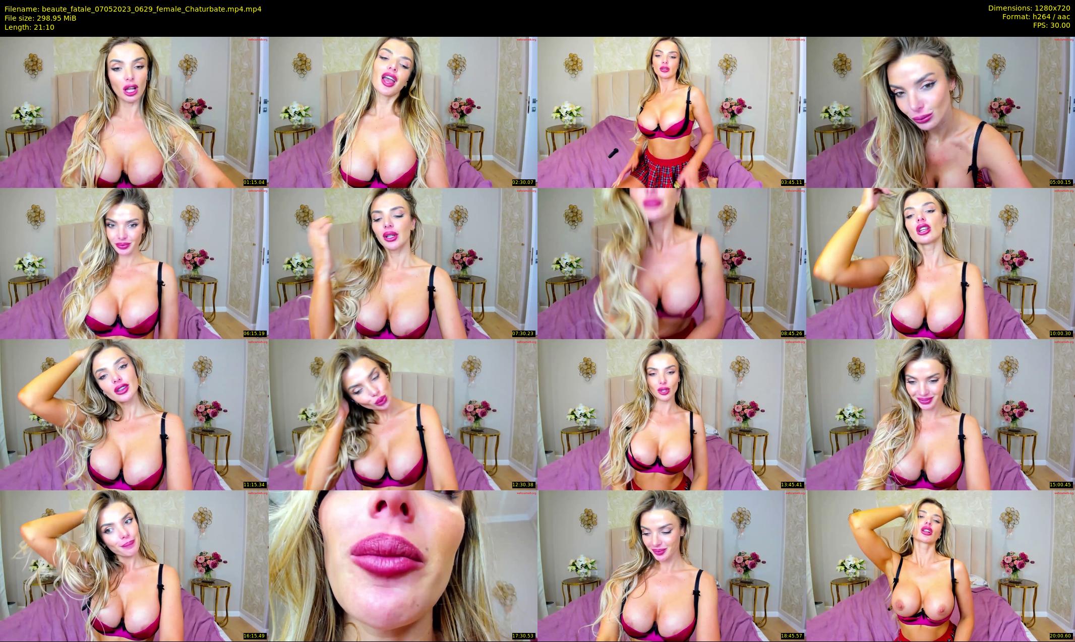 beaute_fatale — 22 minute Chaturbate female cam show recording, 720p, May 7, 2023