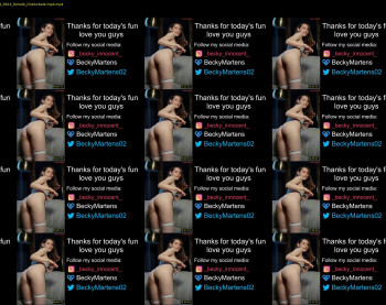 beckymartens — 12 minute Chaturbate female cam show recording, 720p, May 7, 2023