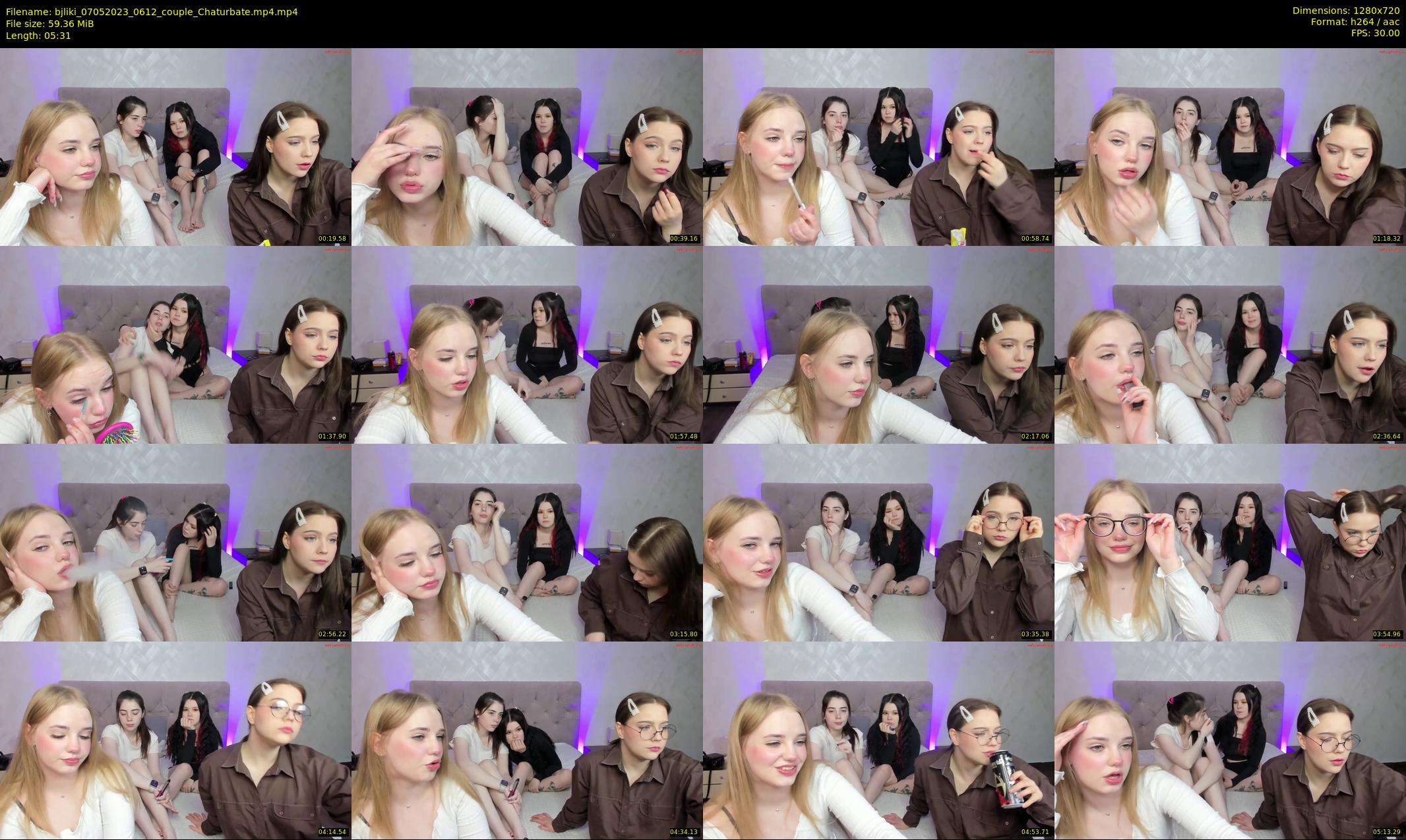 bjliki — 6 minute Chaturbate couple cam show recording, 720p, May 7, 2023