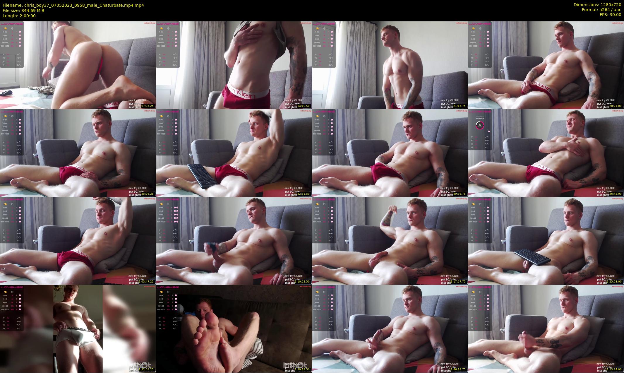 chris_boy37 — 120 minute Chaturbate male cam show recording, 720p, May 7, 2023