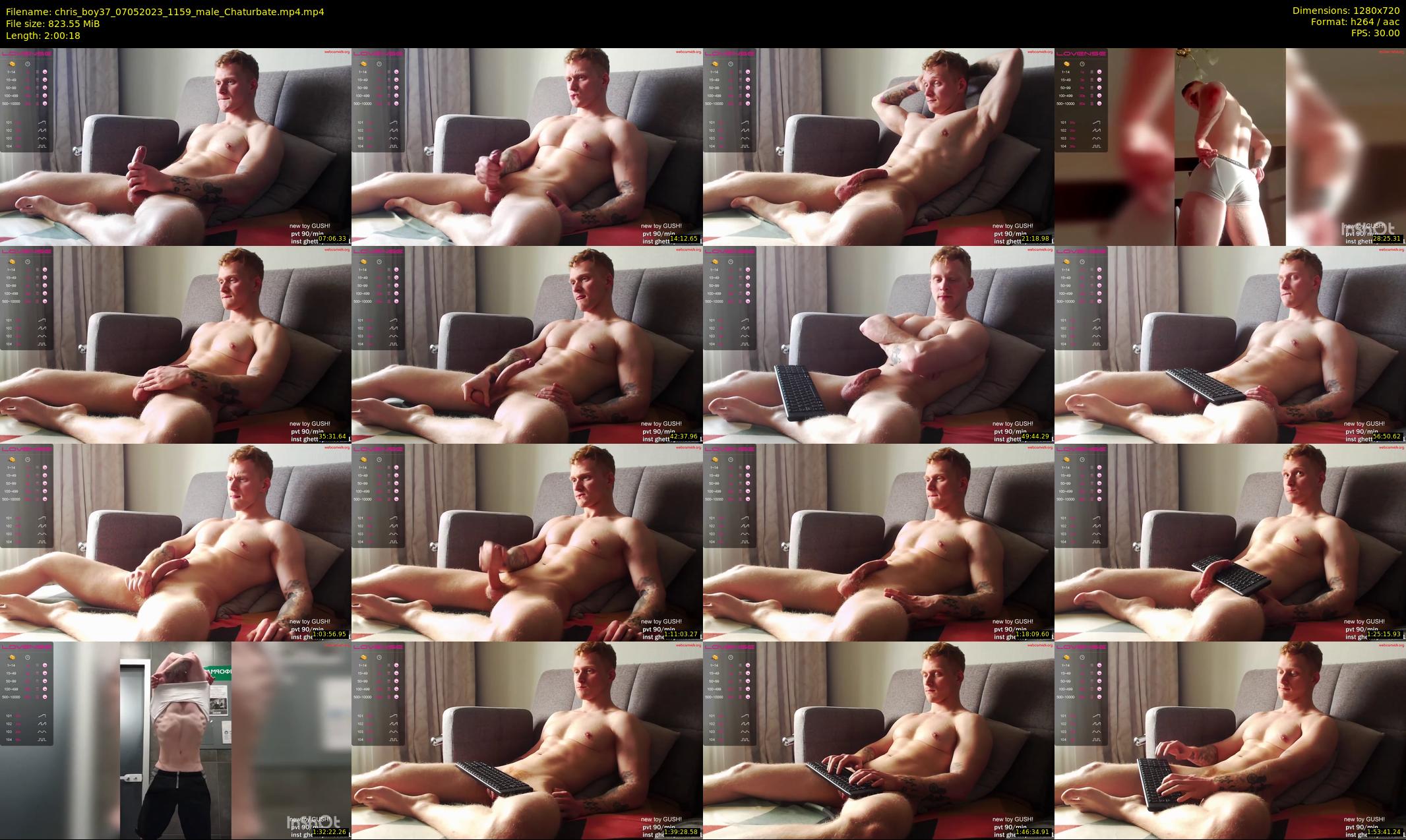 chris_boy37 — 121 minute Chaturbate male cam show recording, 720p, May 7, 2023