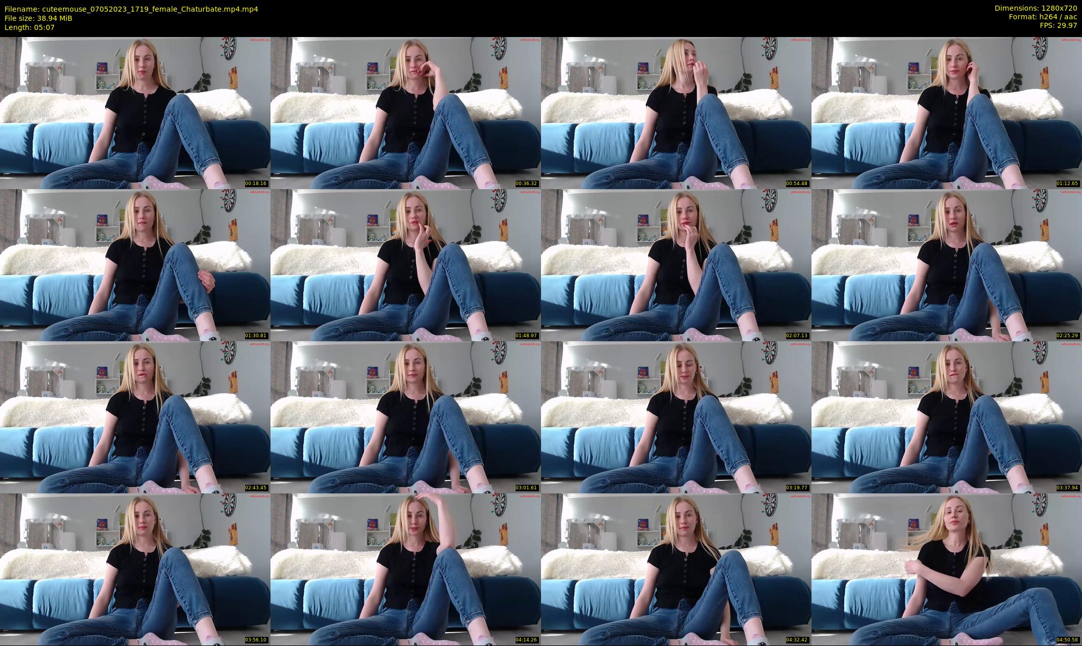 cuteemouse — 6 minute Chaturbate female cam show recording, 720p, May 7, 2023