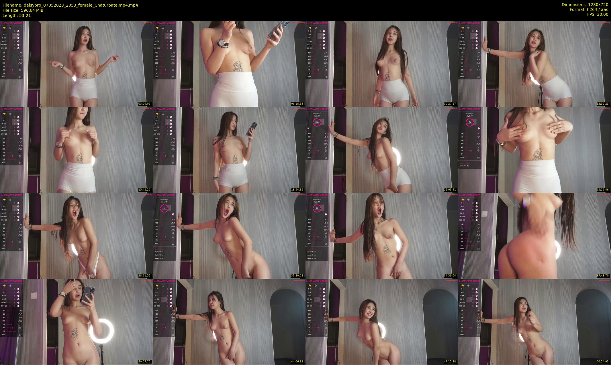 daisypro — 54 minute Chaturbate couple cam show recording, 720p, May 7, 2023
