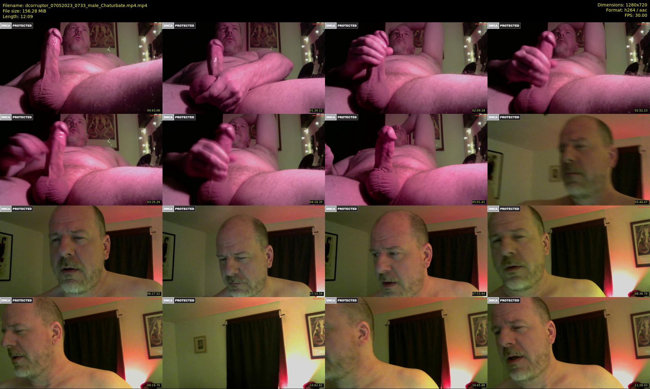dcorruptor — 13 minute Chaturbate male cam show recording, 720p, May 7, 2023