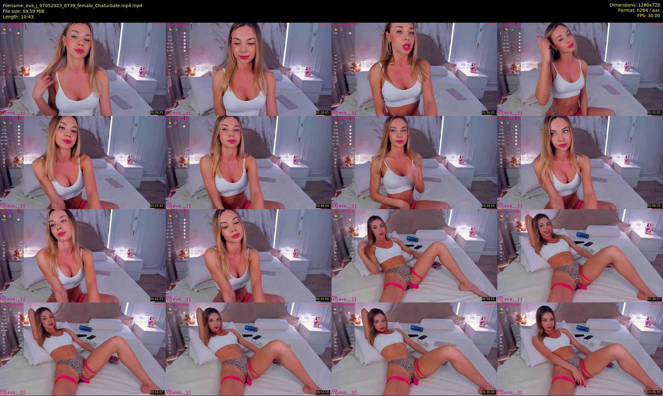 eva_j — 11 minute Chaturbate female cam show recording, 720p, May 7, 2023