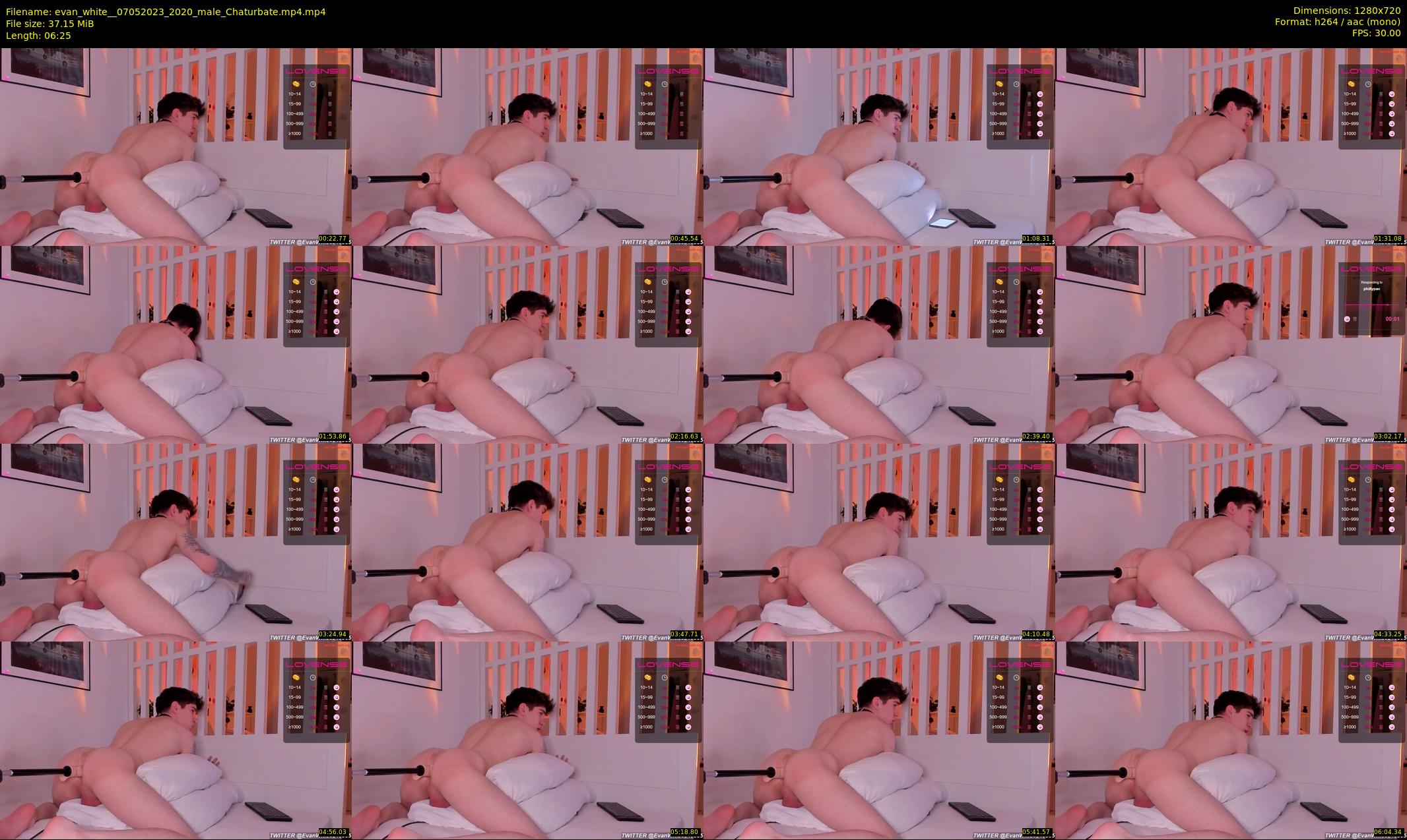 evan_white_ — 7 minute Chaturbate male cam show recording, 720p, May 7, 2023