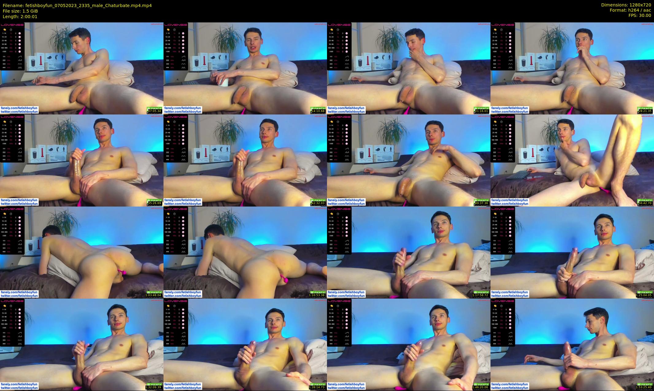 fetishboyfun — 121 minute Chaturbate male cam show recording, 720p, May 7, 2023